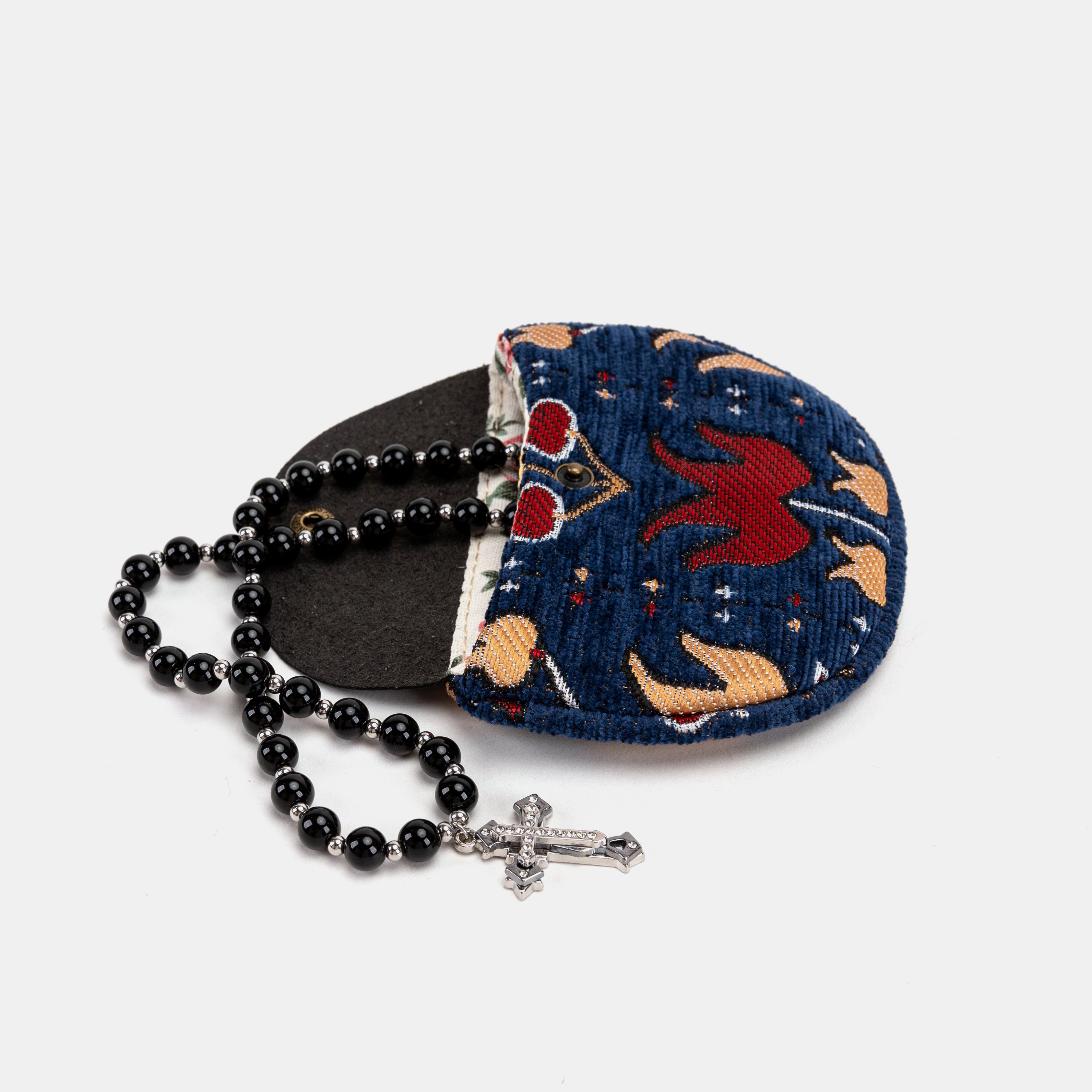 Poppy Bloom Rosary Bag