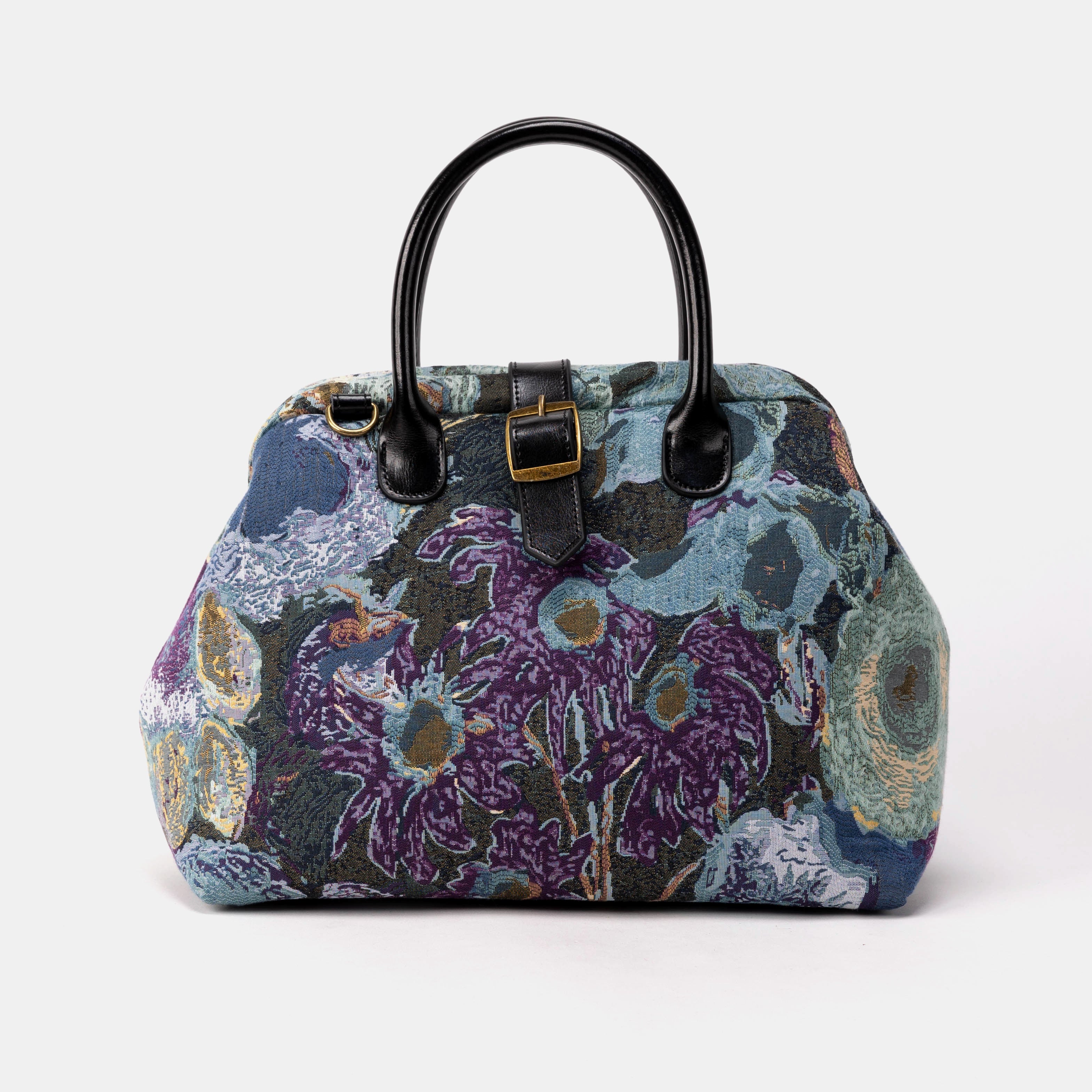 Abstract Blue Carpet Handbag Purse