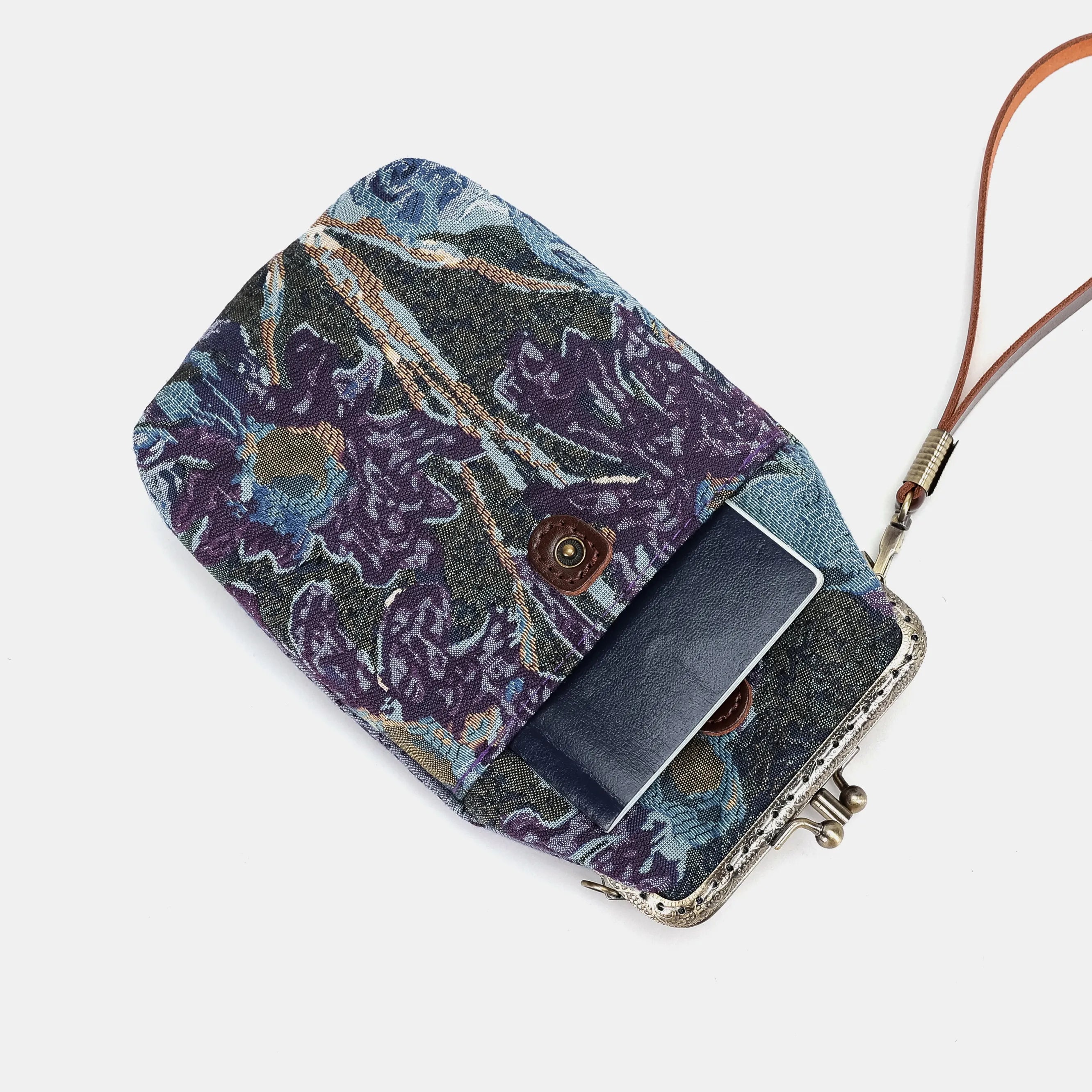 Abstract Blue Phone Carpet Case of America in use