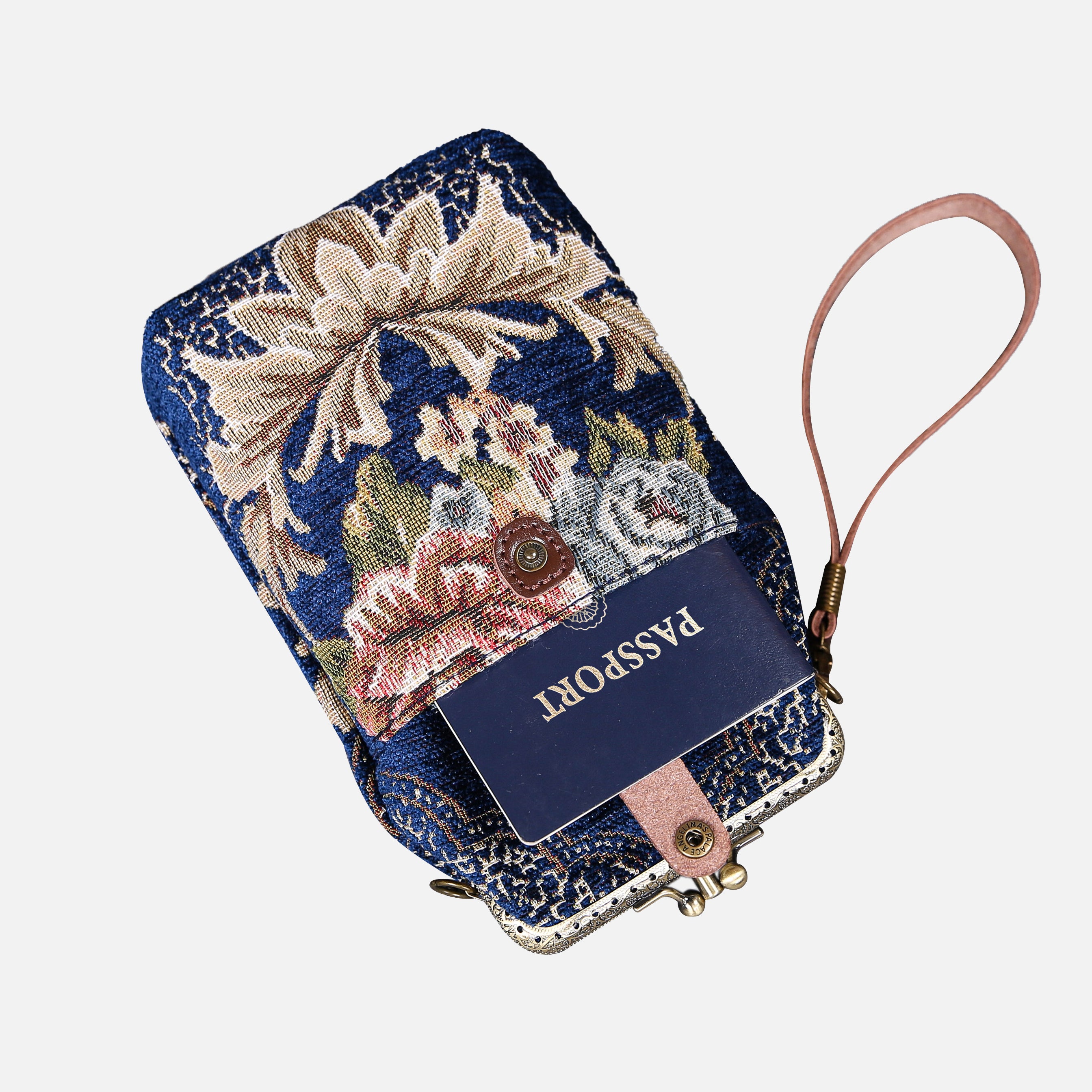 Floral Blue Carpet Phone Case  MCW Handmade-4