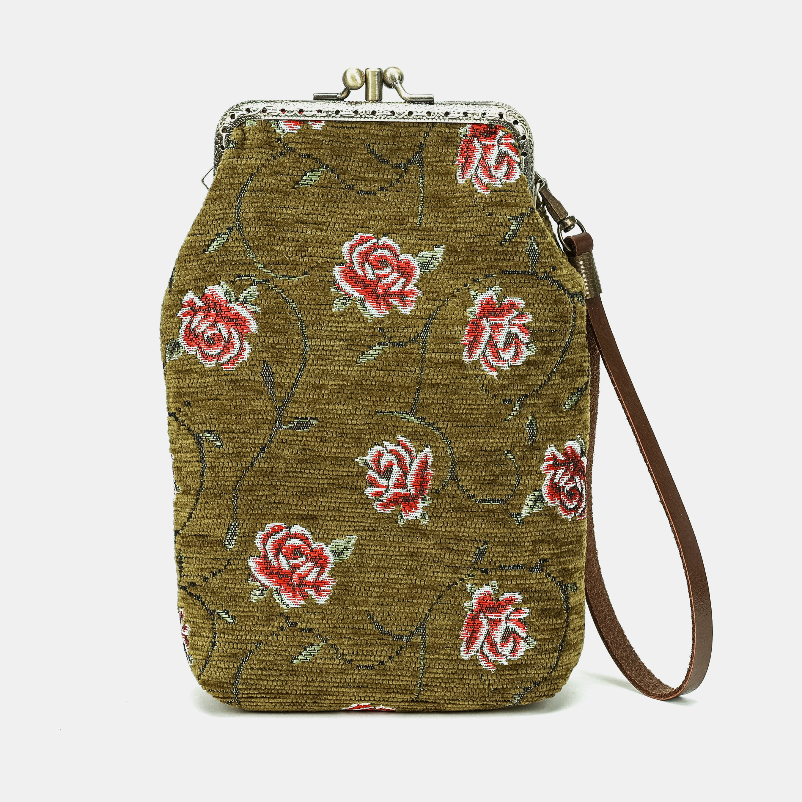 Climbing Rose Avocado Carpet Phone Case of America back