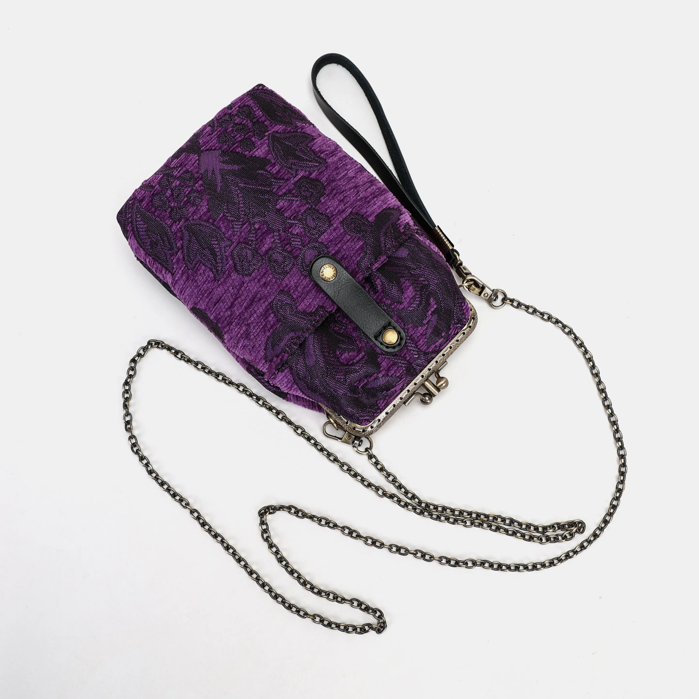 Victorian Blossom Purple Phone Carpet Case of America with chain