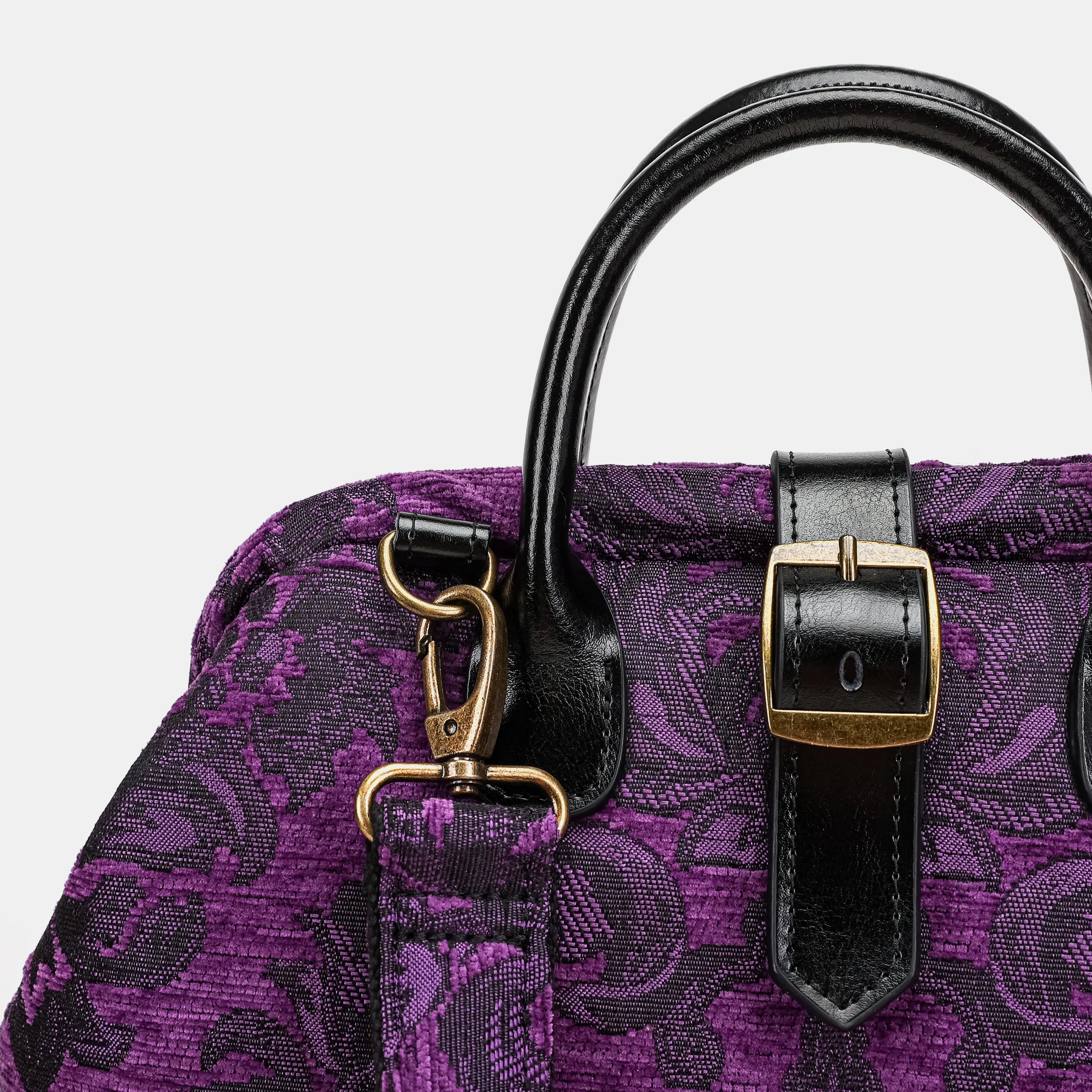 Victorian Blossom Purple Carpet Laptop Backpack