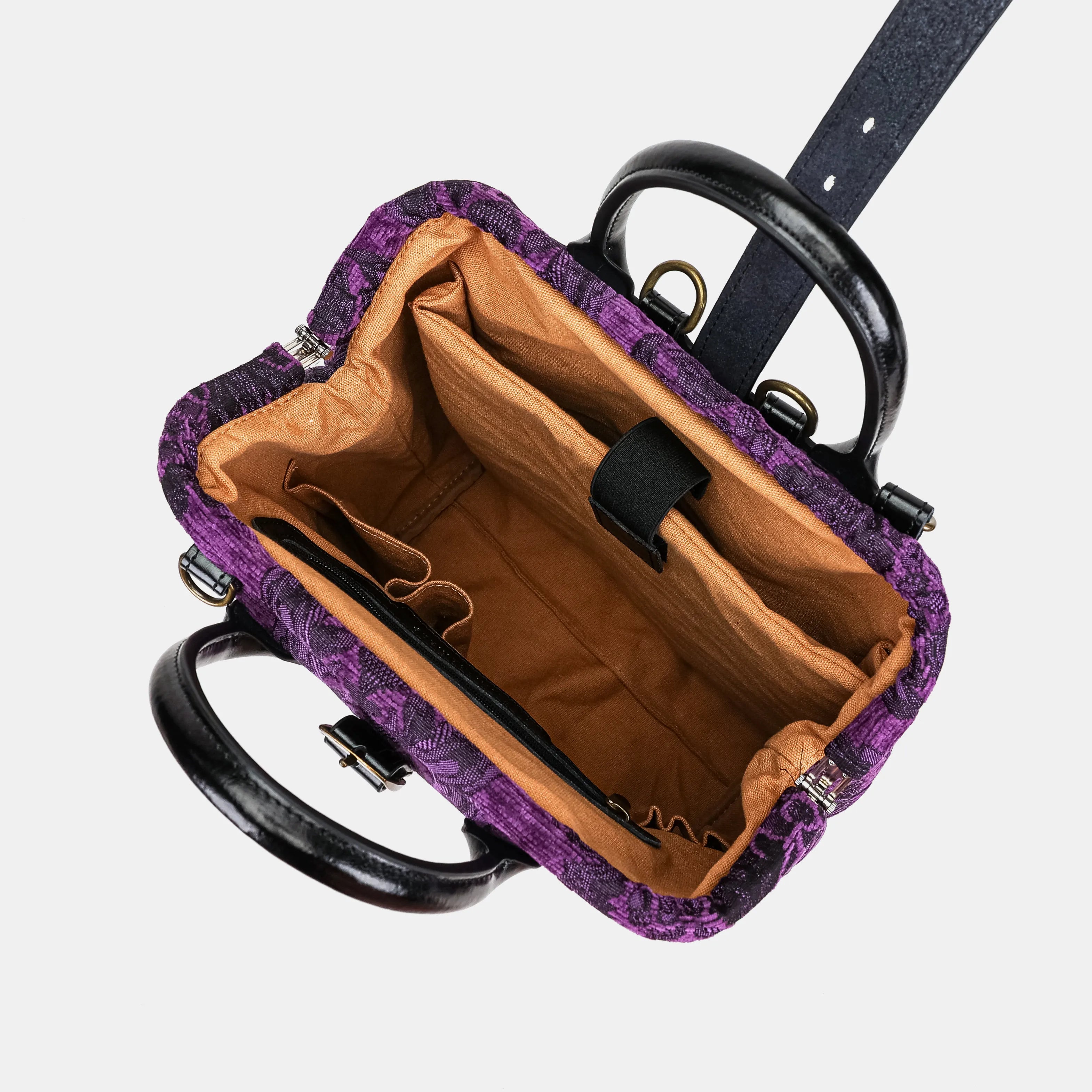 Victorian Blossom Purple Carpet Laptop Backpack