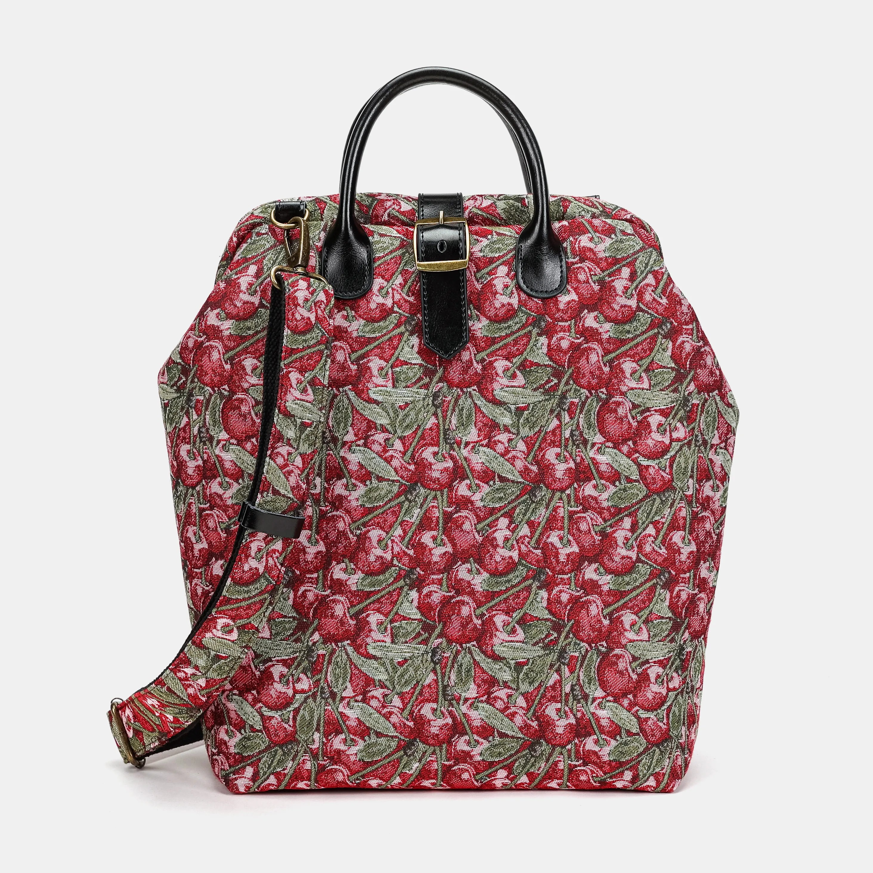 Cherry Cascade Carpet Laptop Backpack of America overview