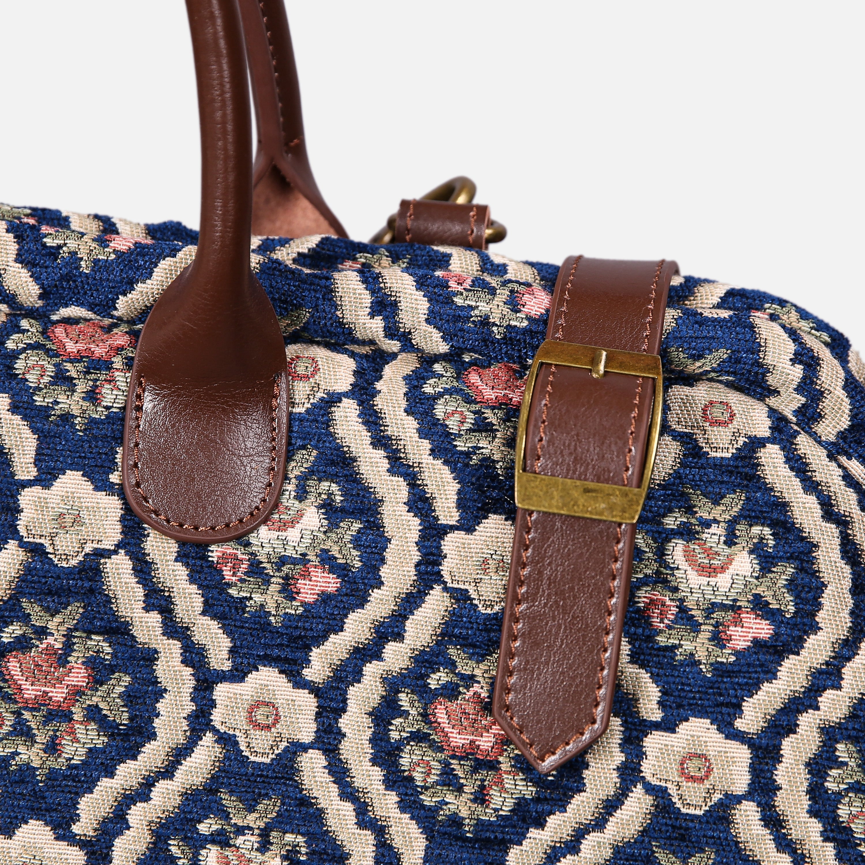 Traditional Blue Large Carpetbag  MCW Handmade-3