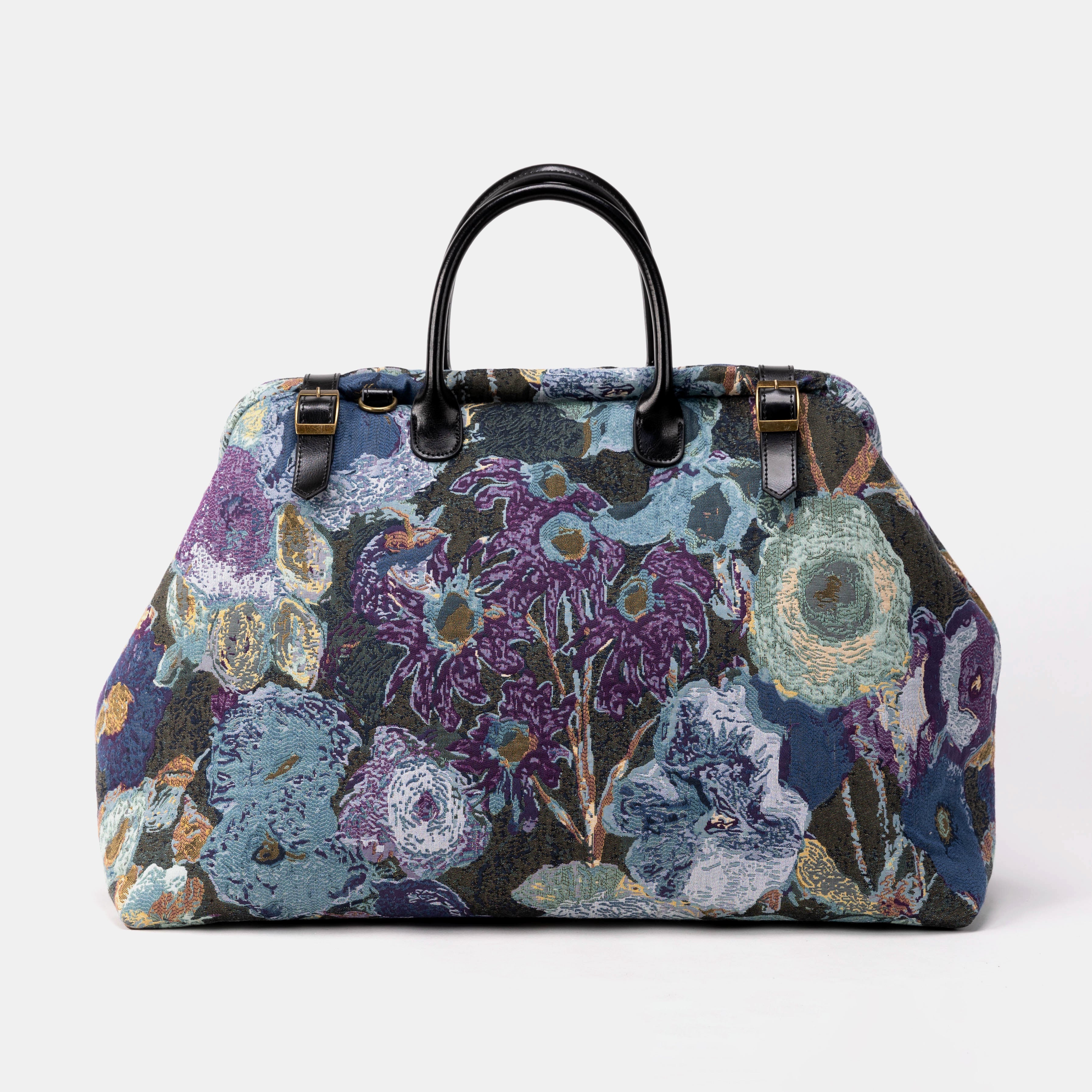 Abstract Blue Large Carpetbag