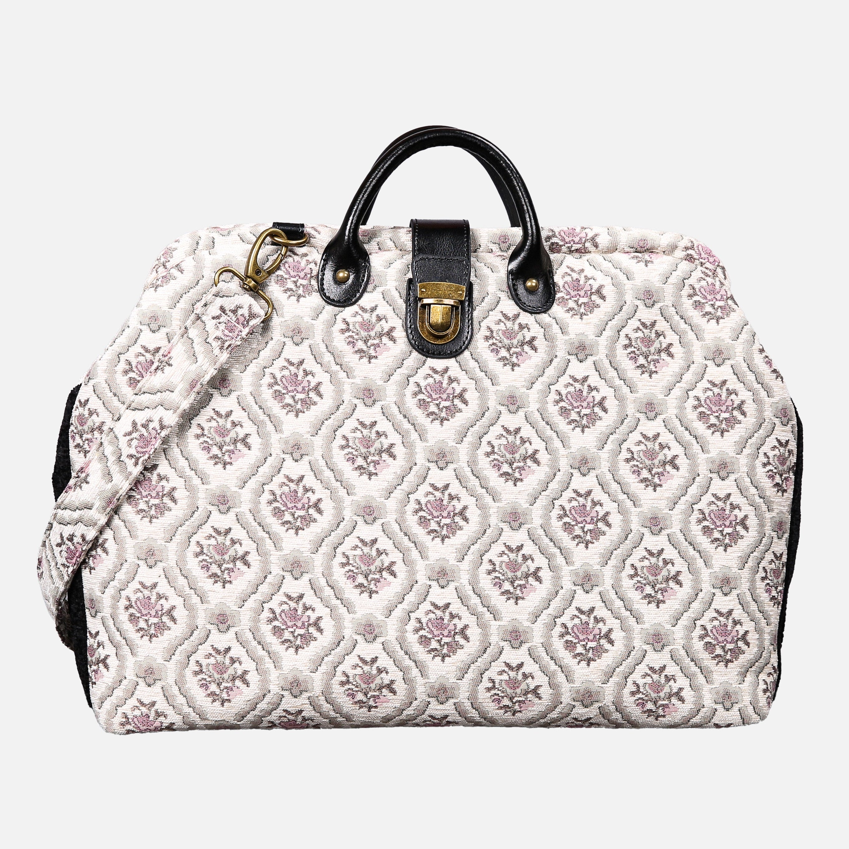 Traditional Cream carpet bag MCW Handmade