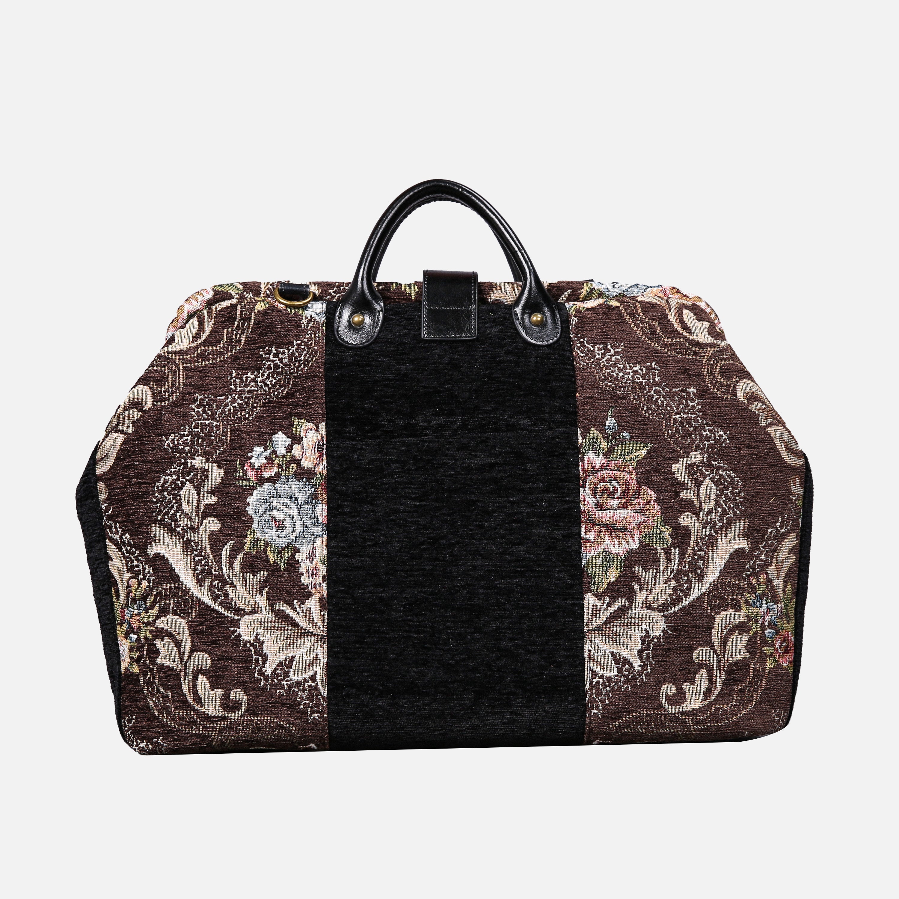 Floral Brown Color carpet bag MCW Handmade-3