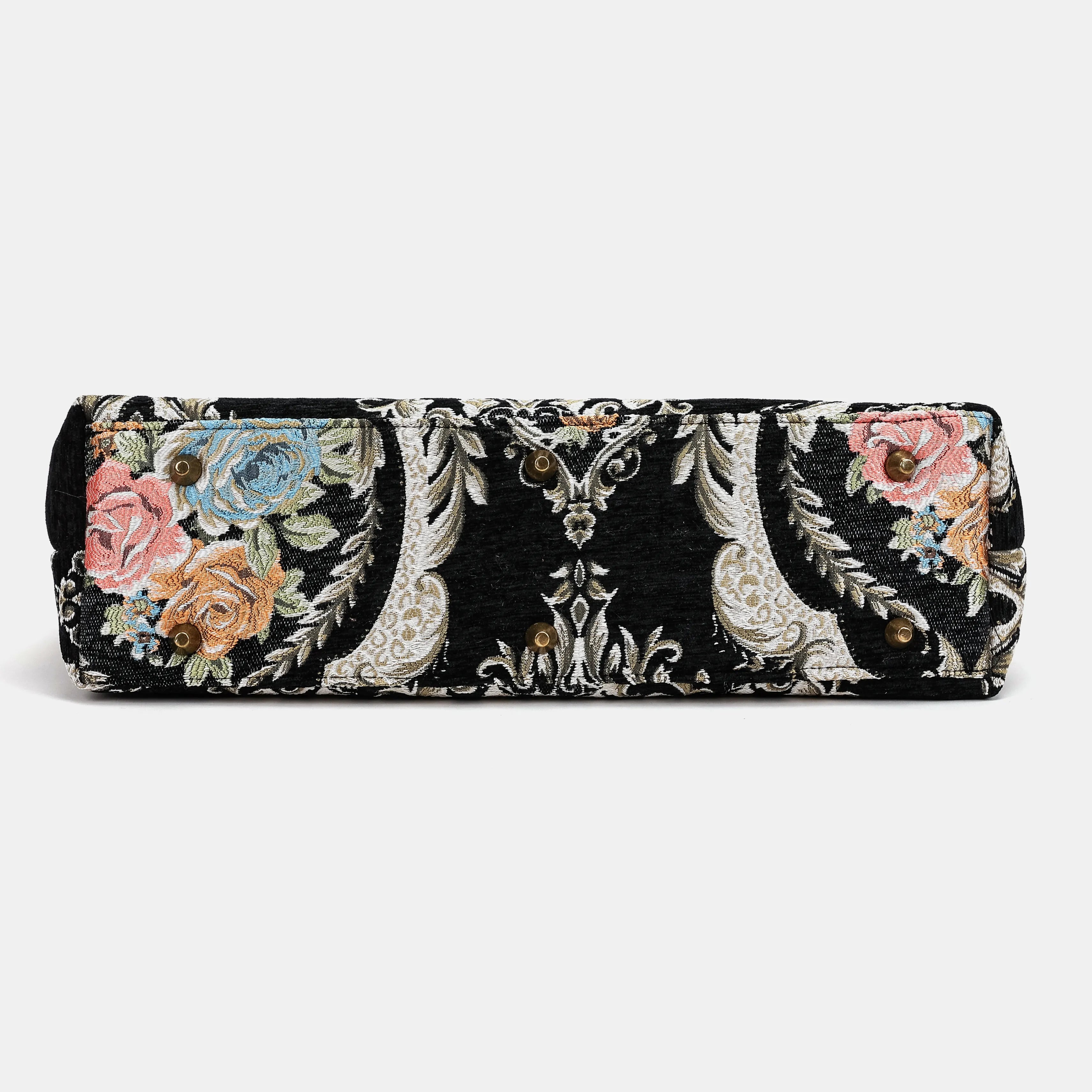Eternal Elegance Black Carpetbag of America bottom