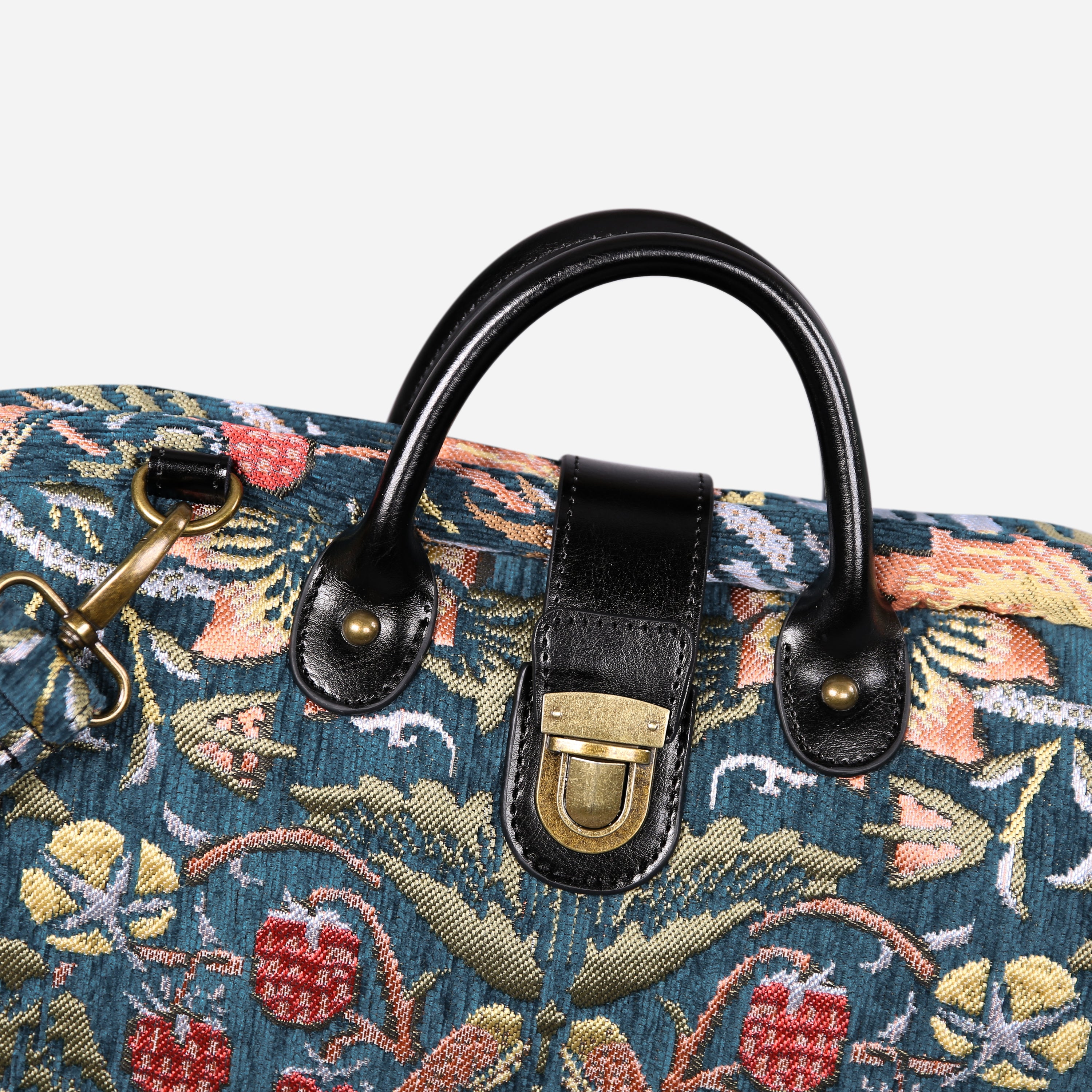 William Morris Strawberry Thief carpet bag MCW Handmade-5