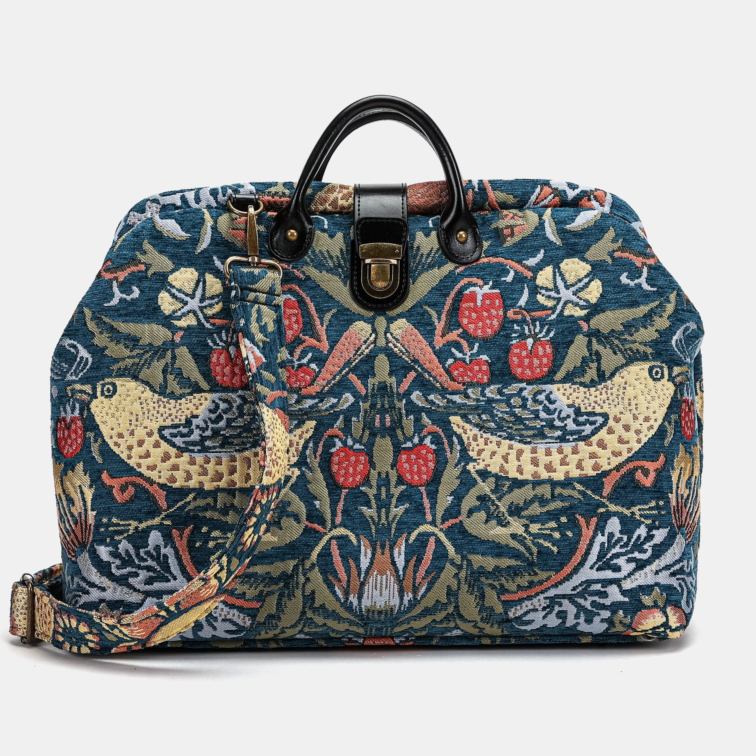 William Morris Strawberry Thief Carpetbag of America-Main