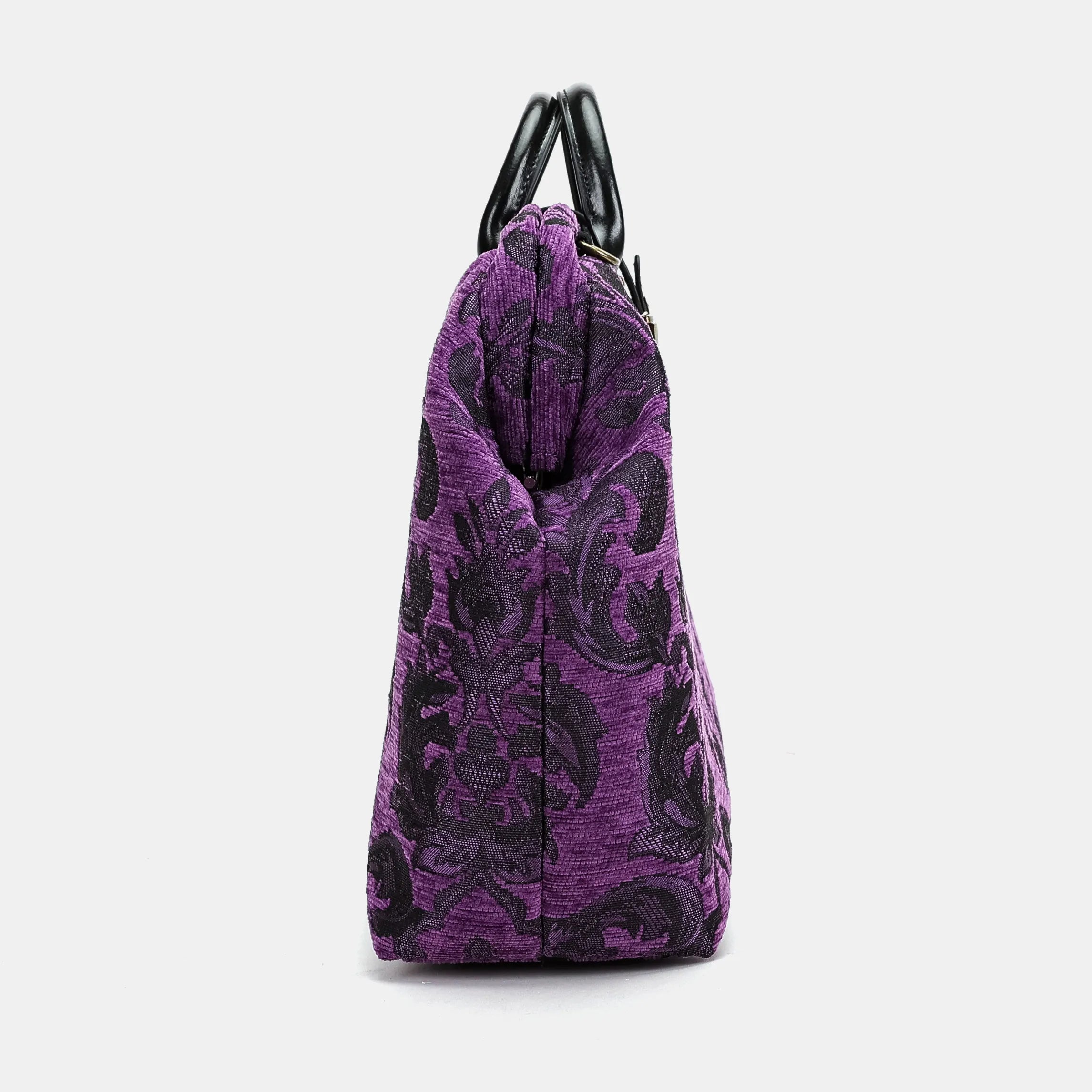 Victorian Blossom Purple Carpetbag of America side