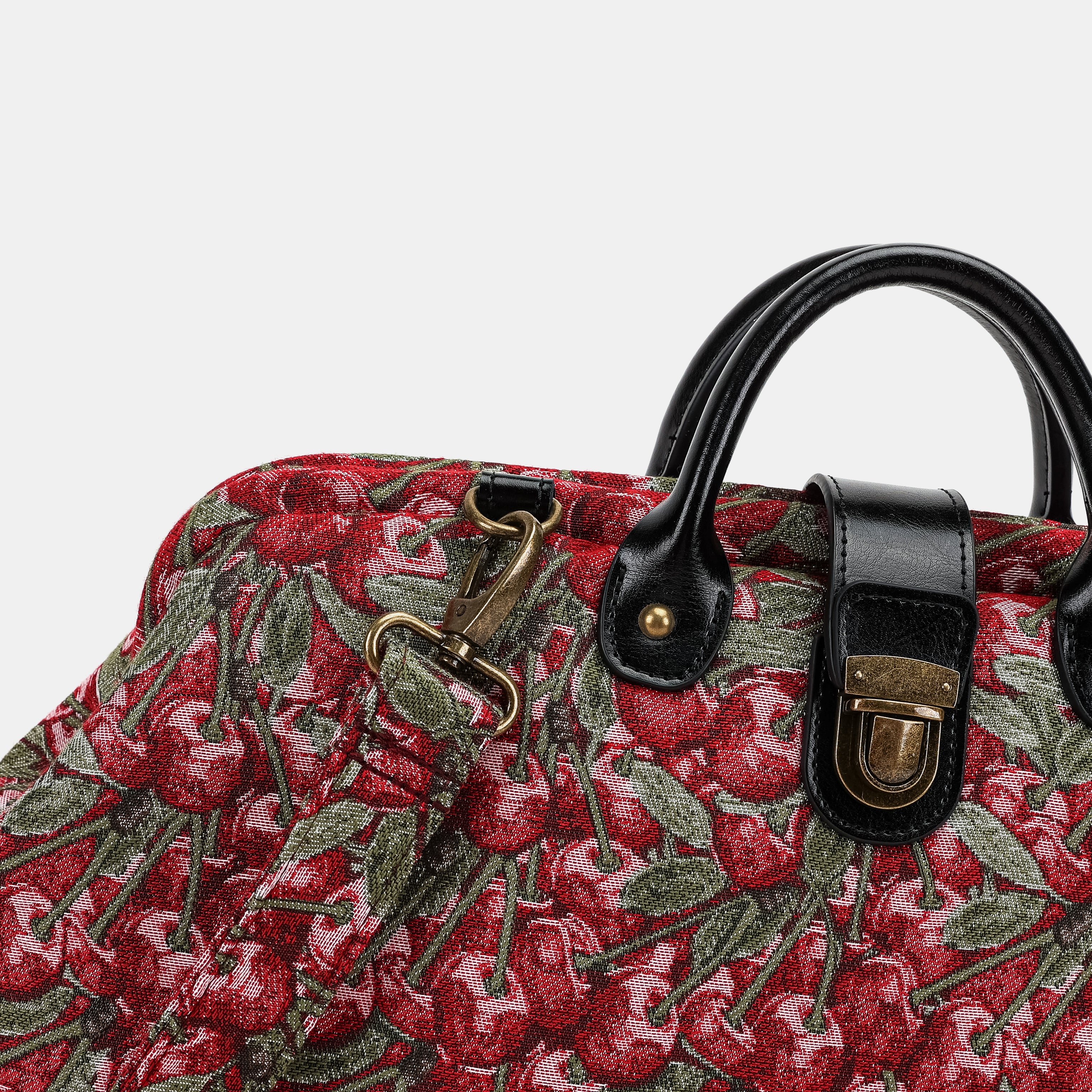 Cherry Cascade Carpetbag of America detail