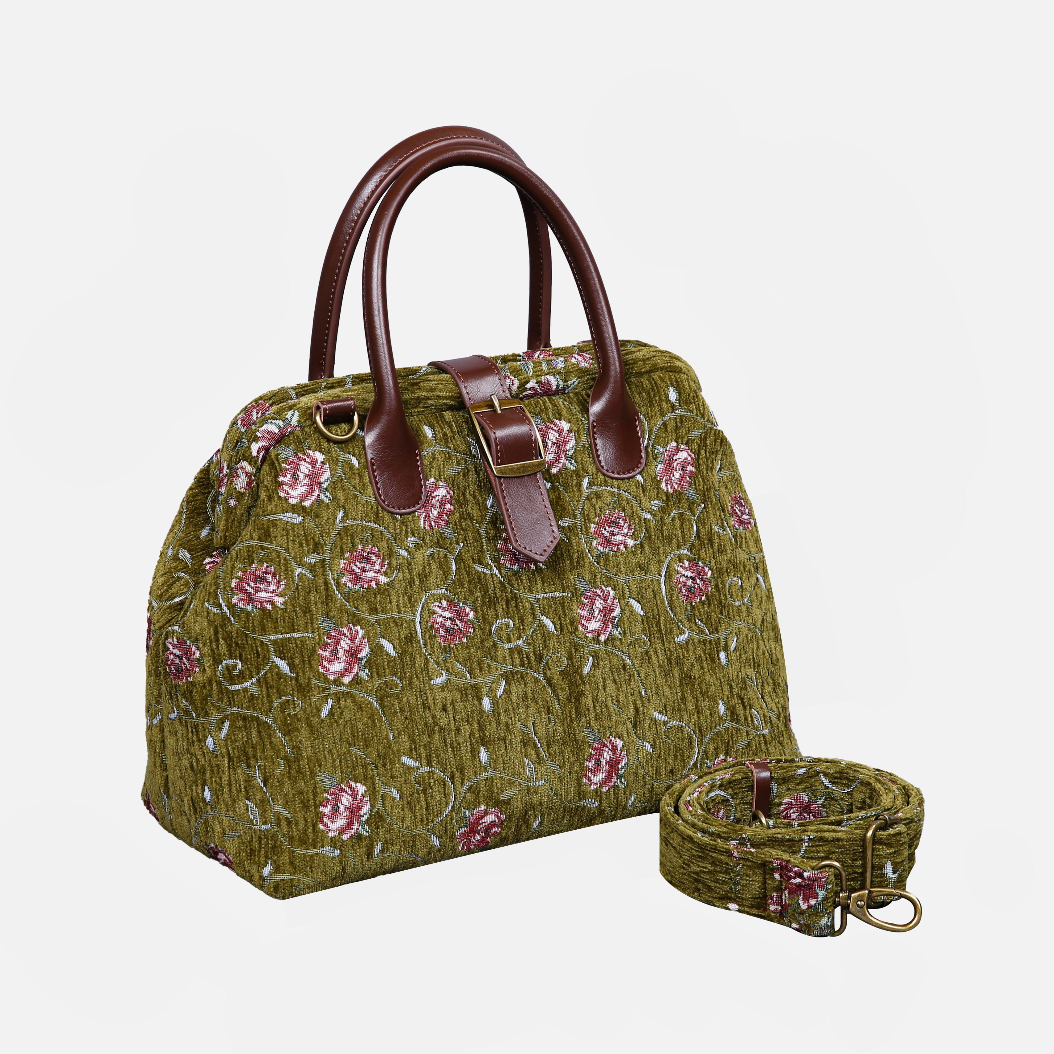 Climbing Rose Carpet Handbag Purse