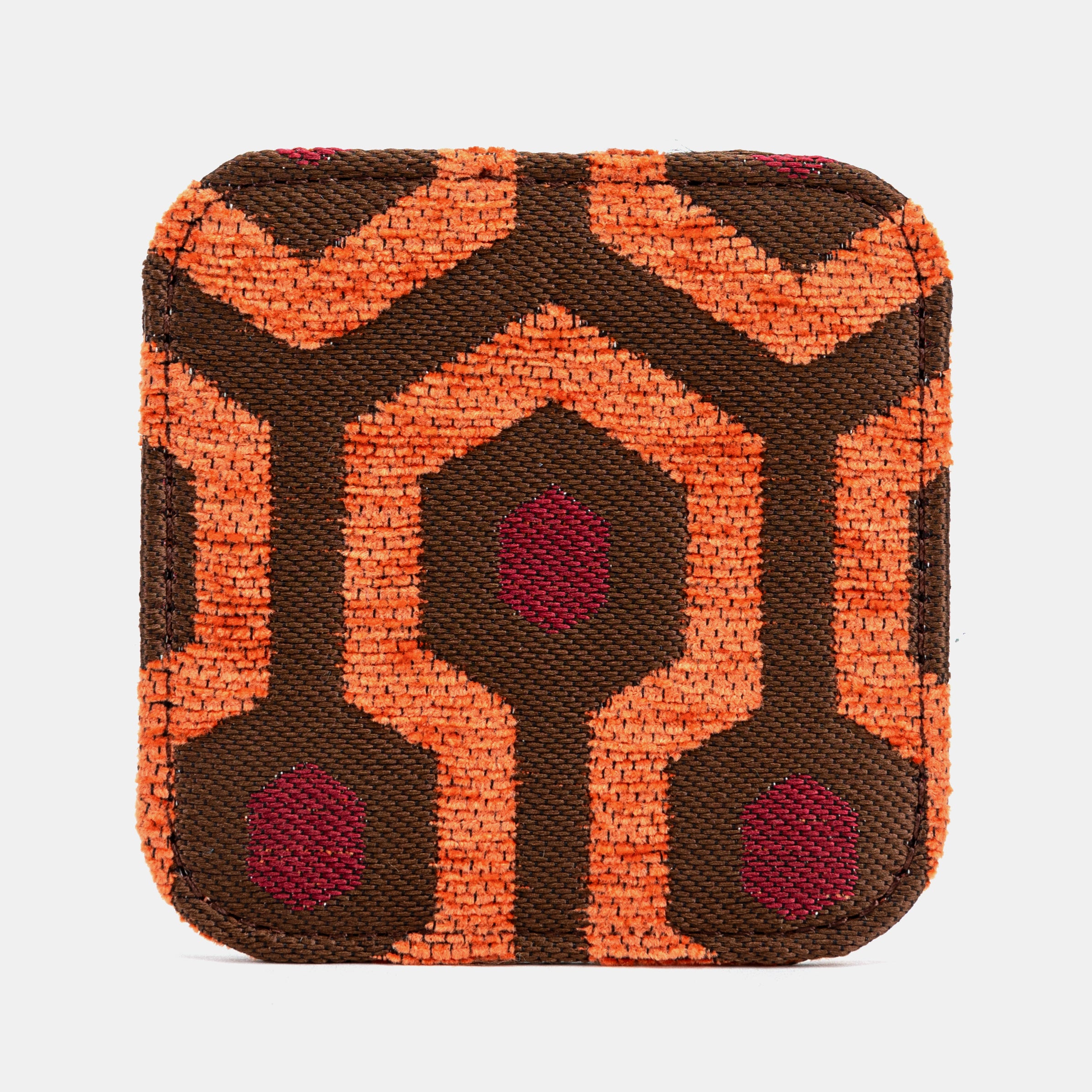 "The Shining" Overlook Hotel Square Coaster Set with holder of America face