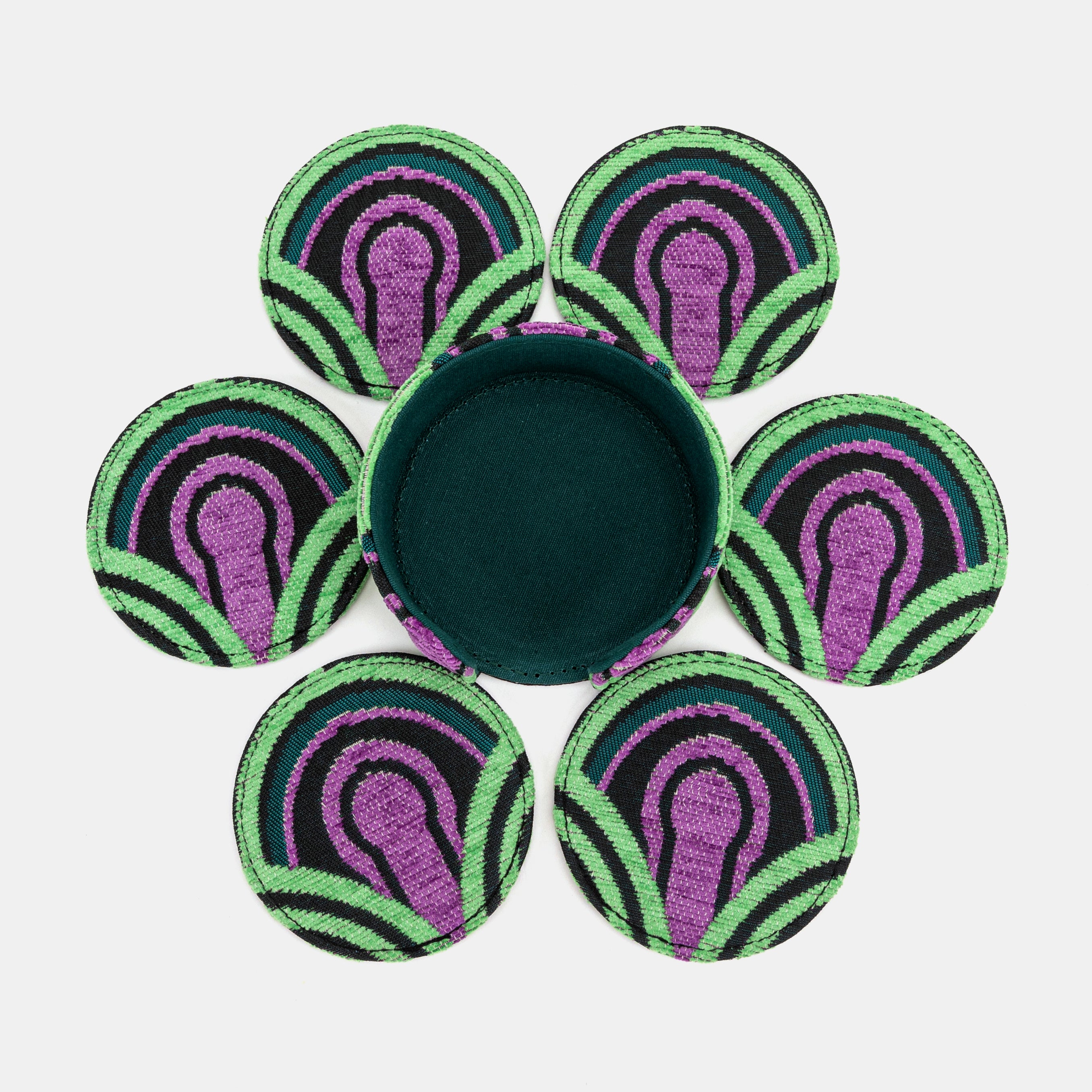 The Shining Room 237 Round Coaster Set with holder of America 6 pcs set