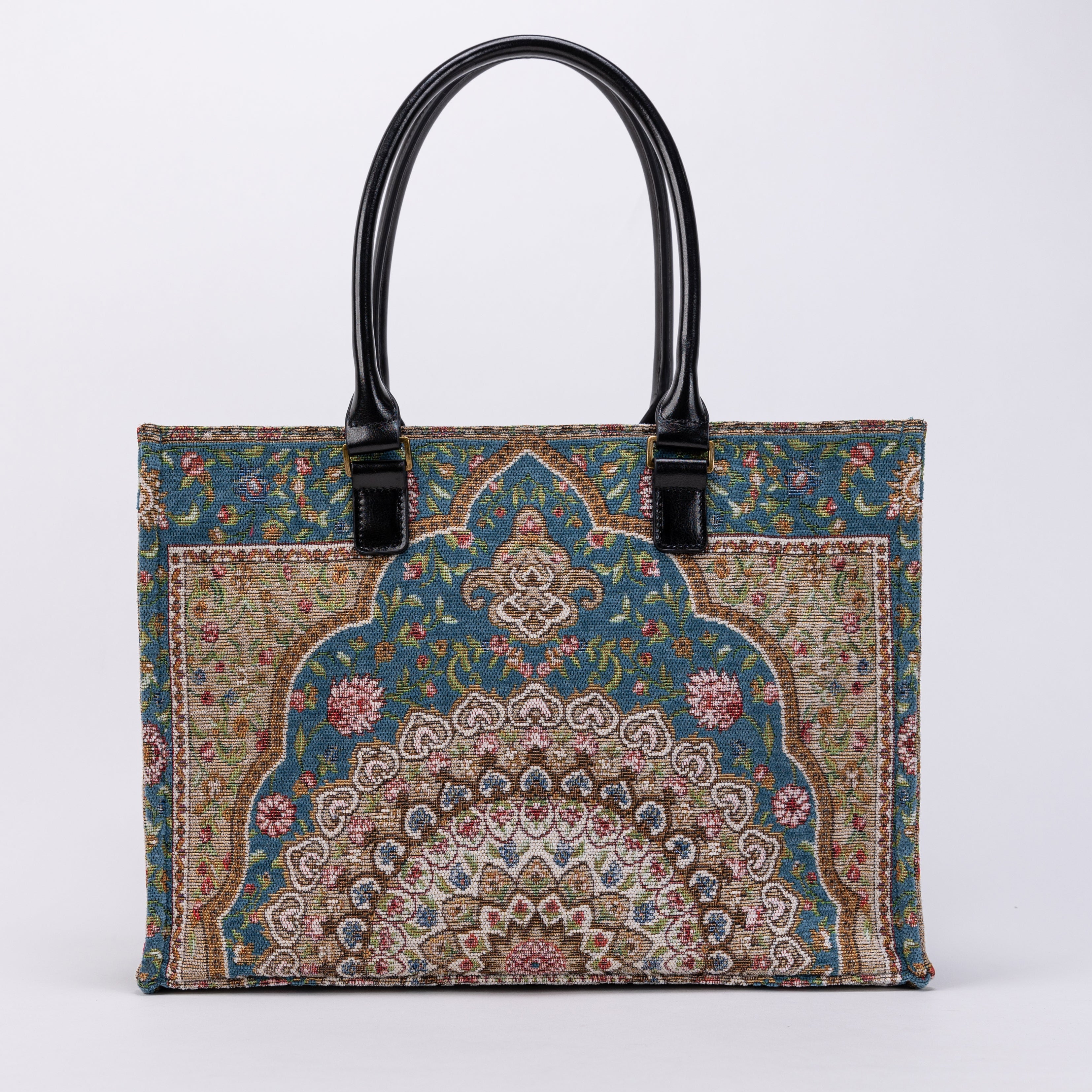 Oriental Blue Laptop Work Tote