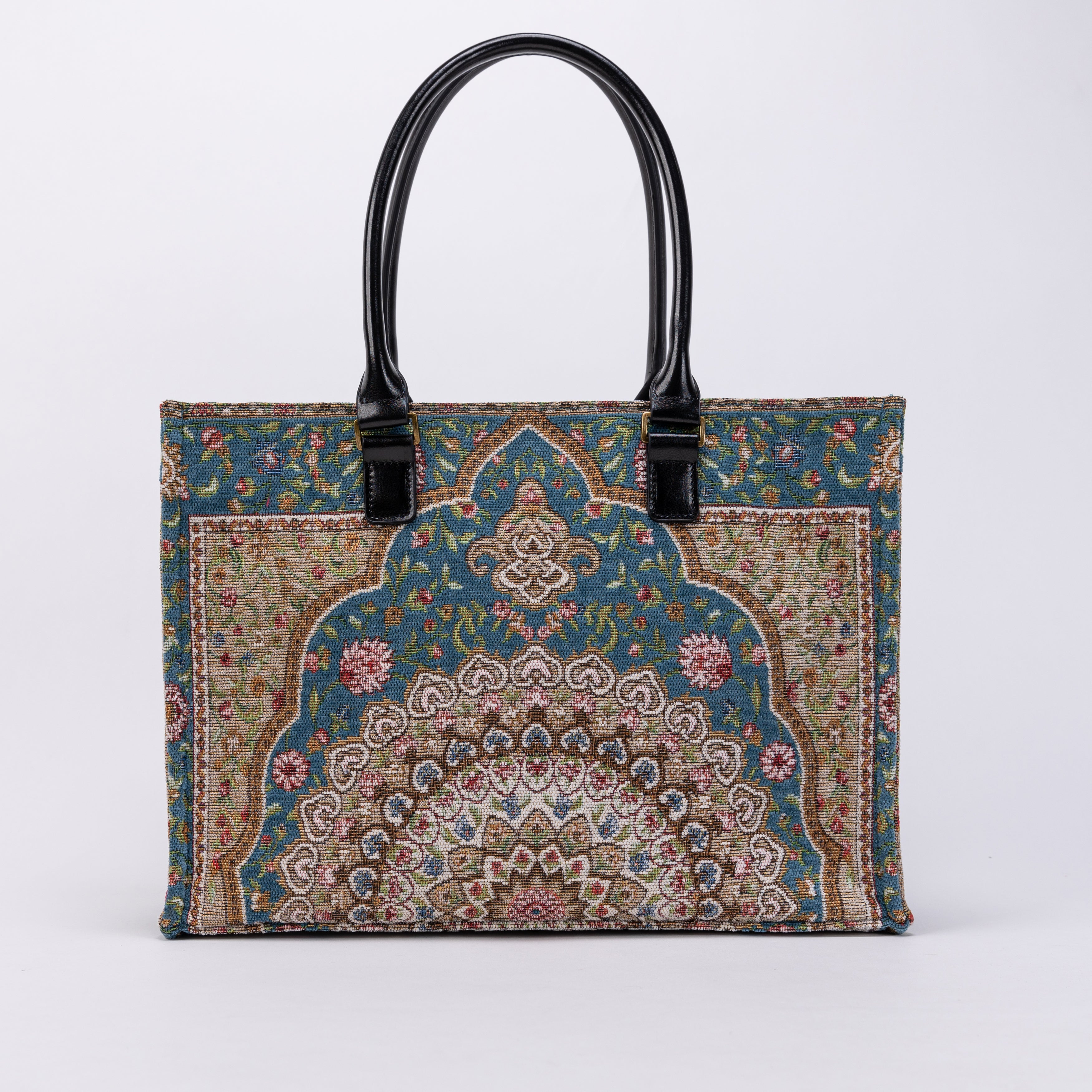 Oriental Blue Laptop Work Tote