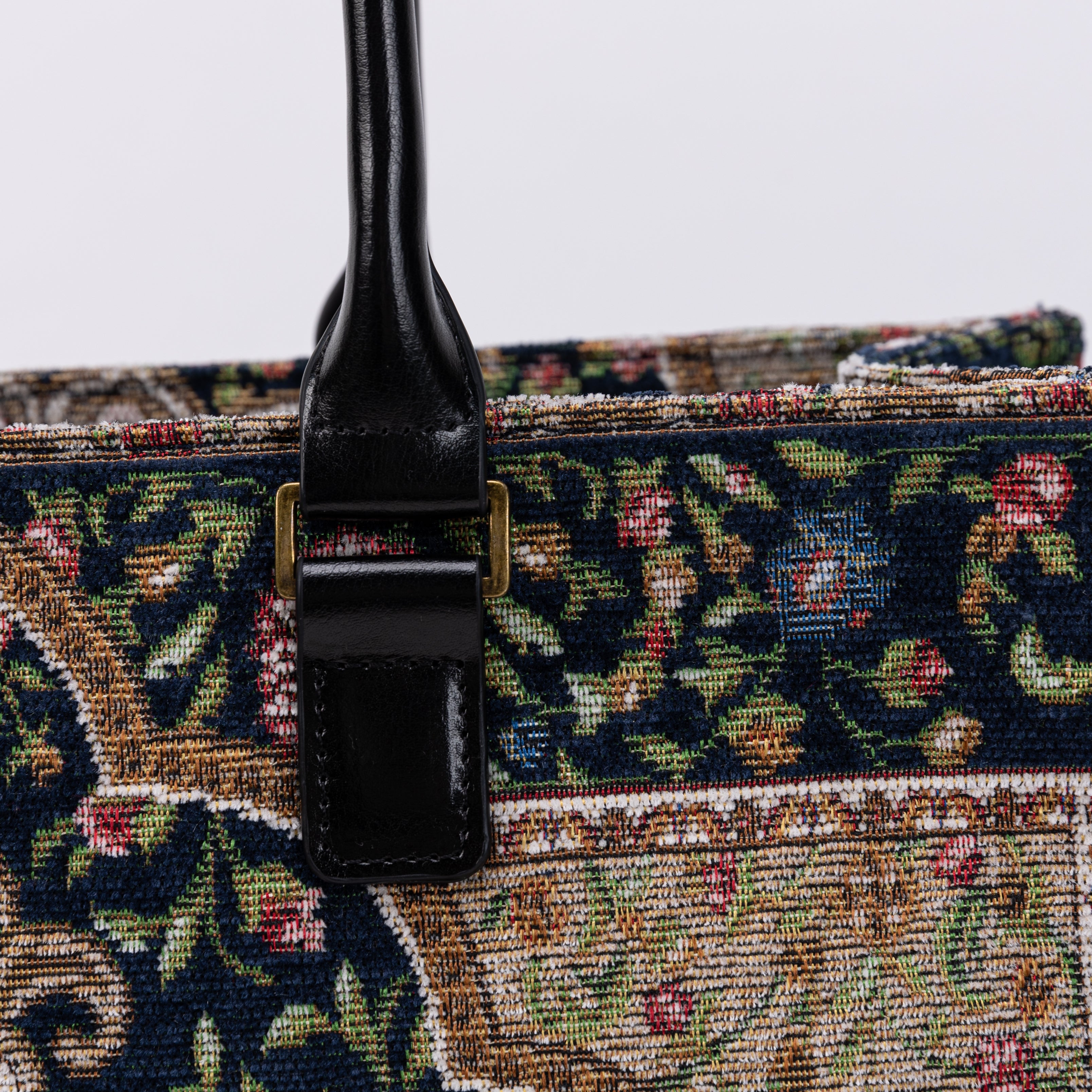 Oriental Navy Laptop Work Tote details