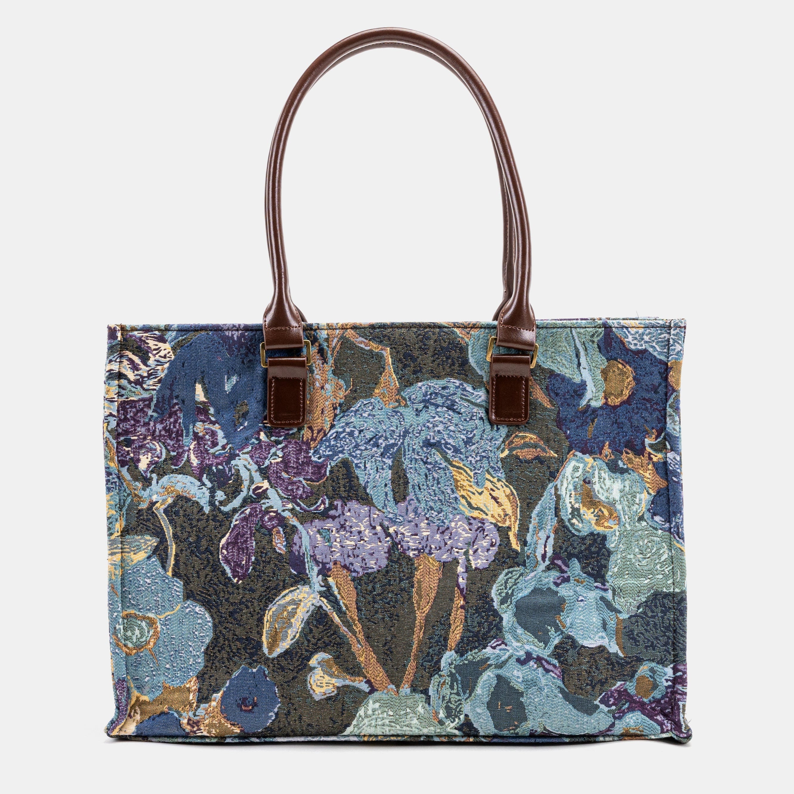 Abstract Blue Laptop Work Tote of America main