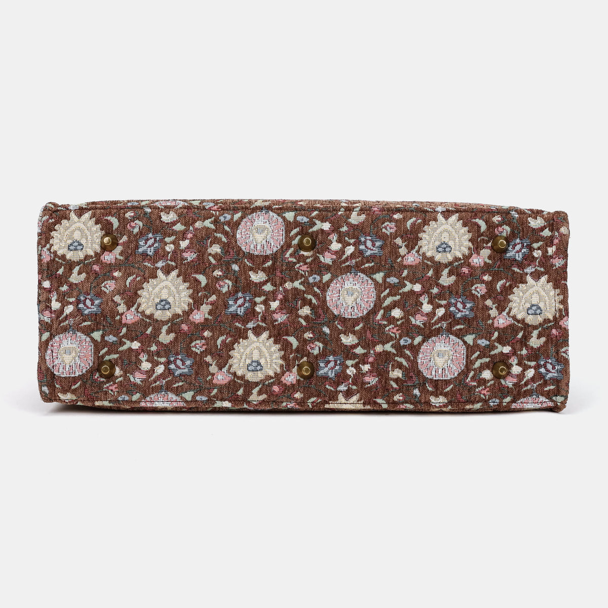Bouquet Rose Coffee Laptop Work Tote Carpetbag of America bottom