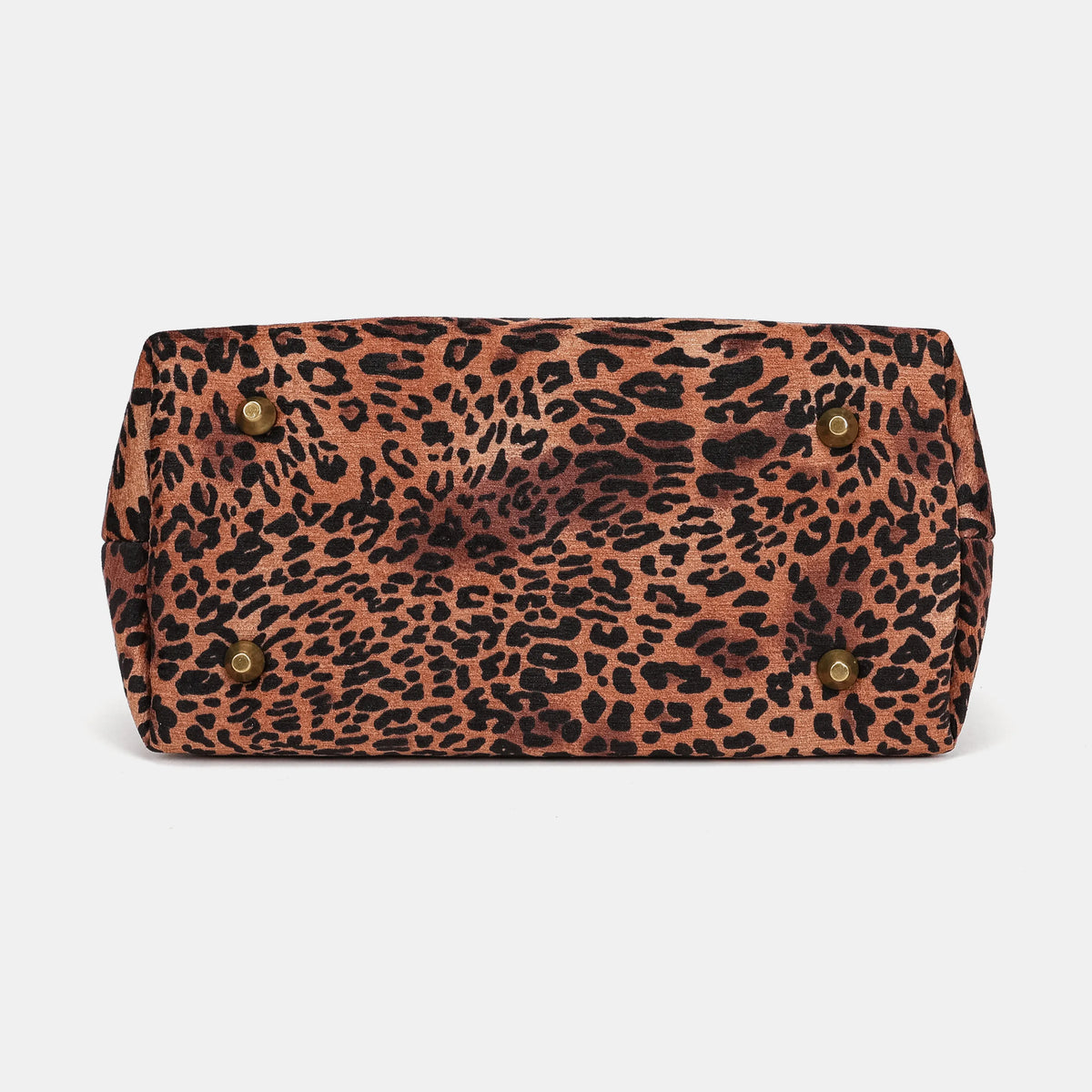Leopard Classic Carpet Satchel Carpetbag of America bottom