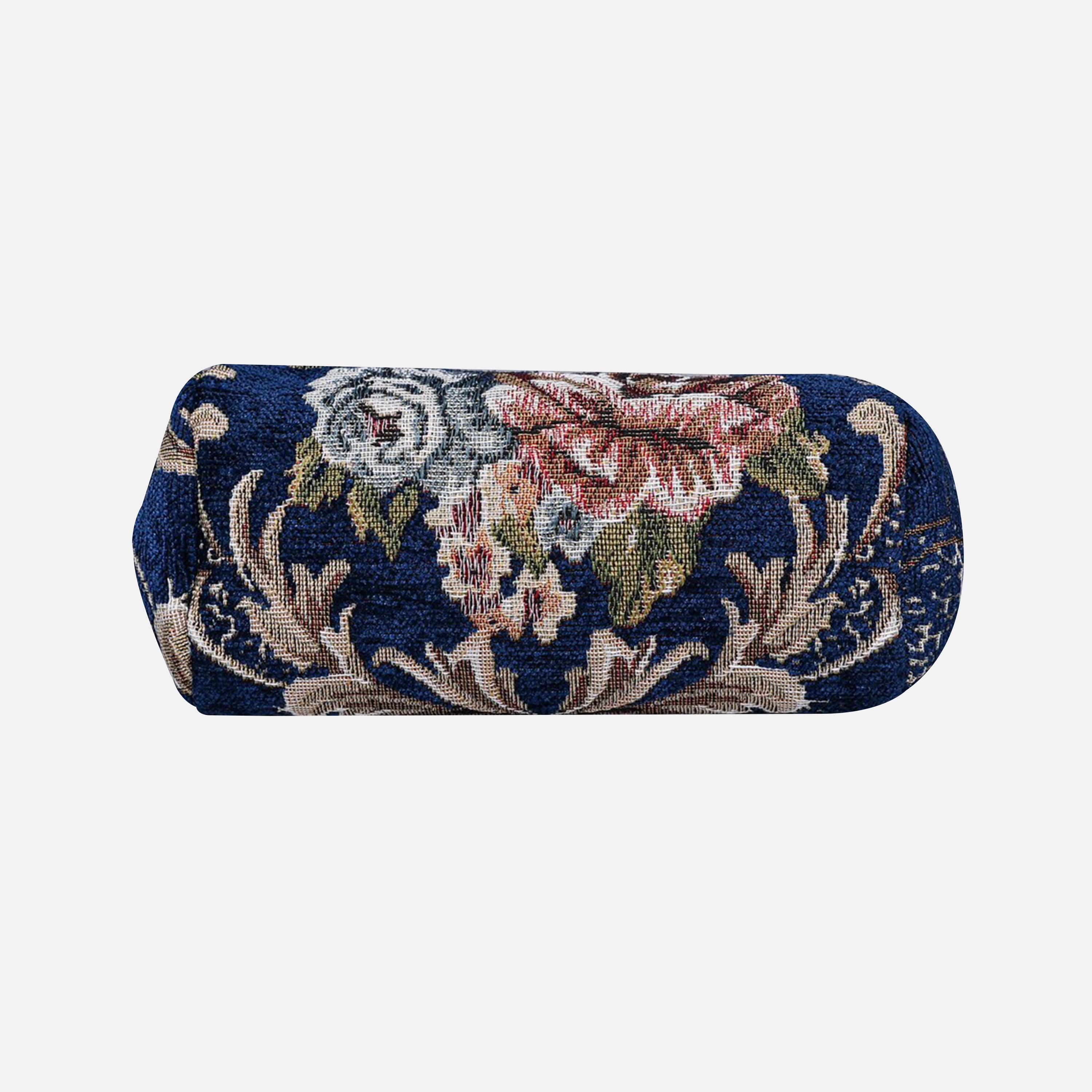 Floral Blue Evening Bag Clutch carpet bag MCW Handmade-4