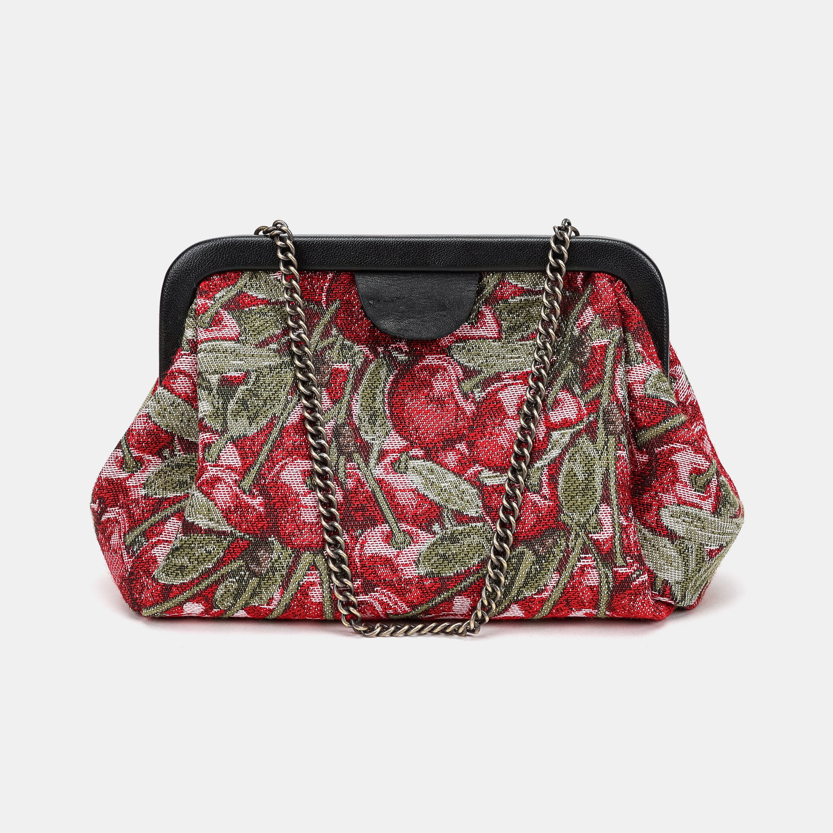 Cherry Cascade Evening Bag Clutch Carpetbag of America main