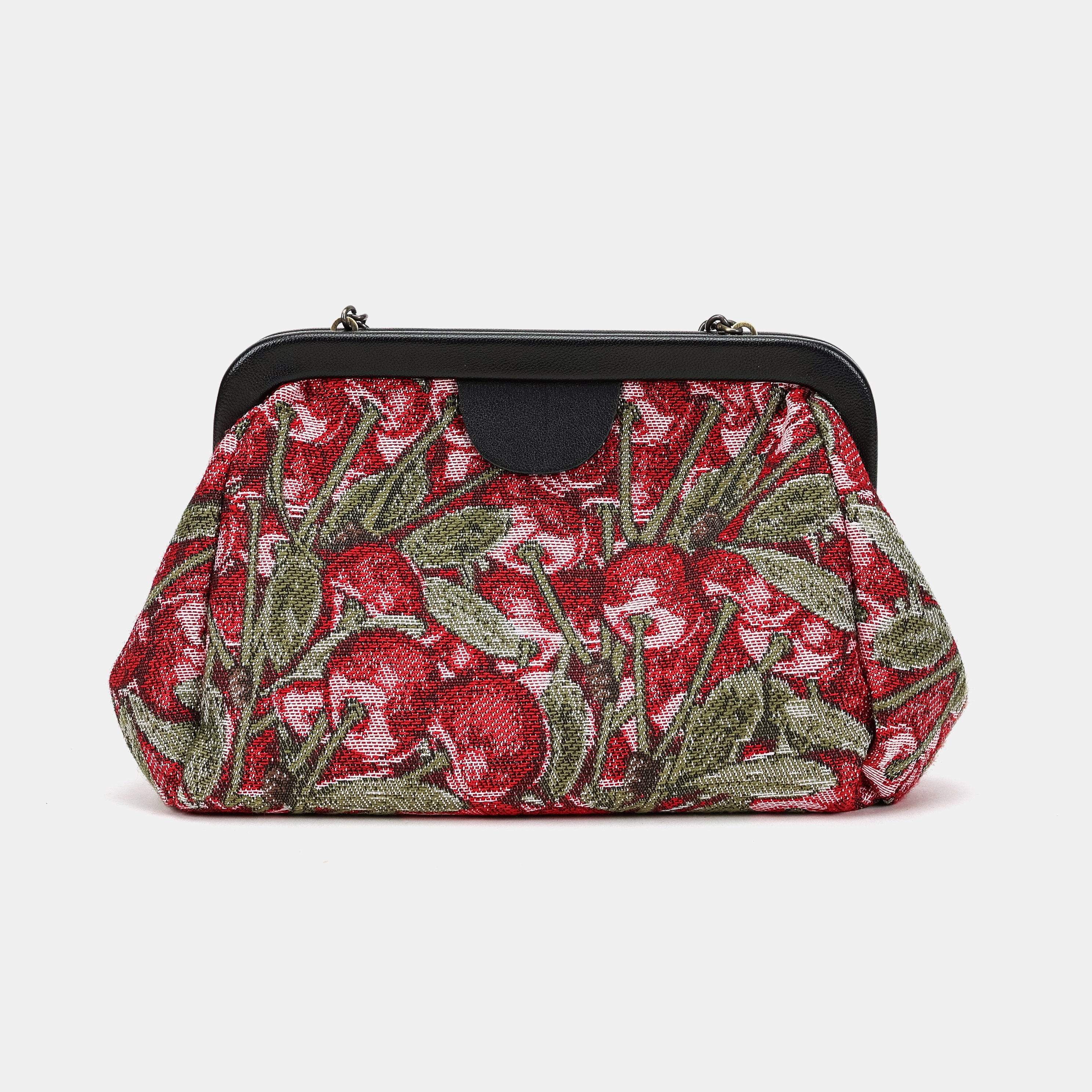 Cherry Cascade Evening Bag Clutch Carpetbag of America back