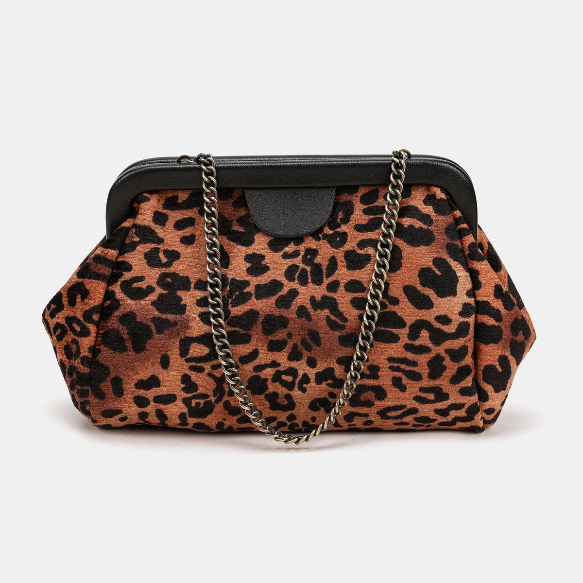 Leopard Classic Evening Bag Clutch Carpetbag of America main