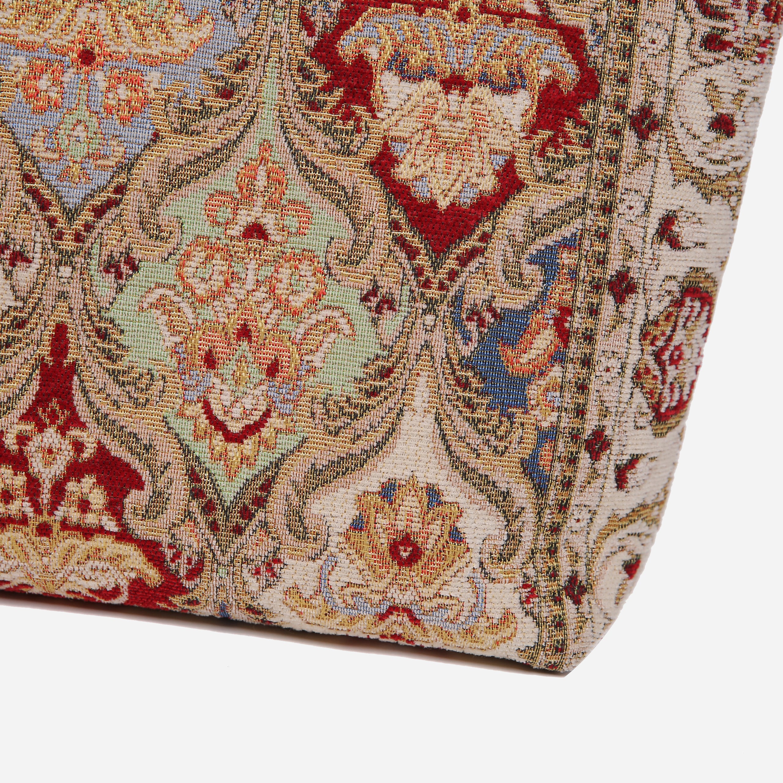 Golden Age Wine Carpet Tote Shopper carpet bag MCW Handmade-4