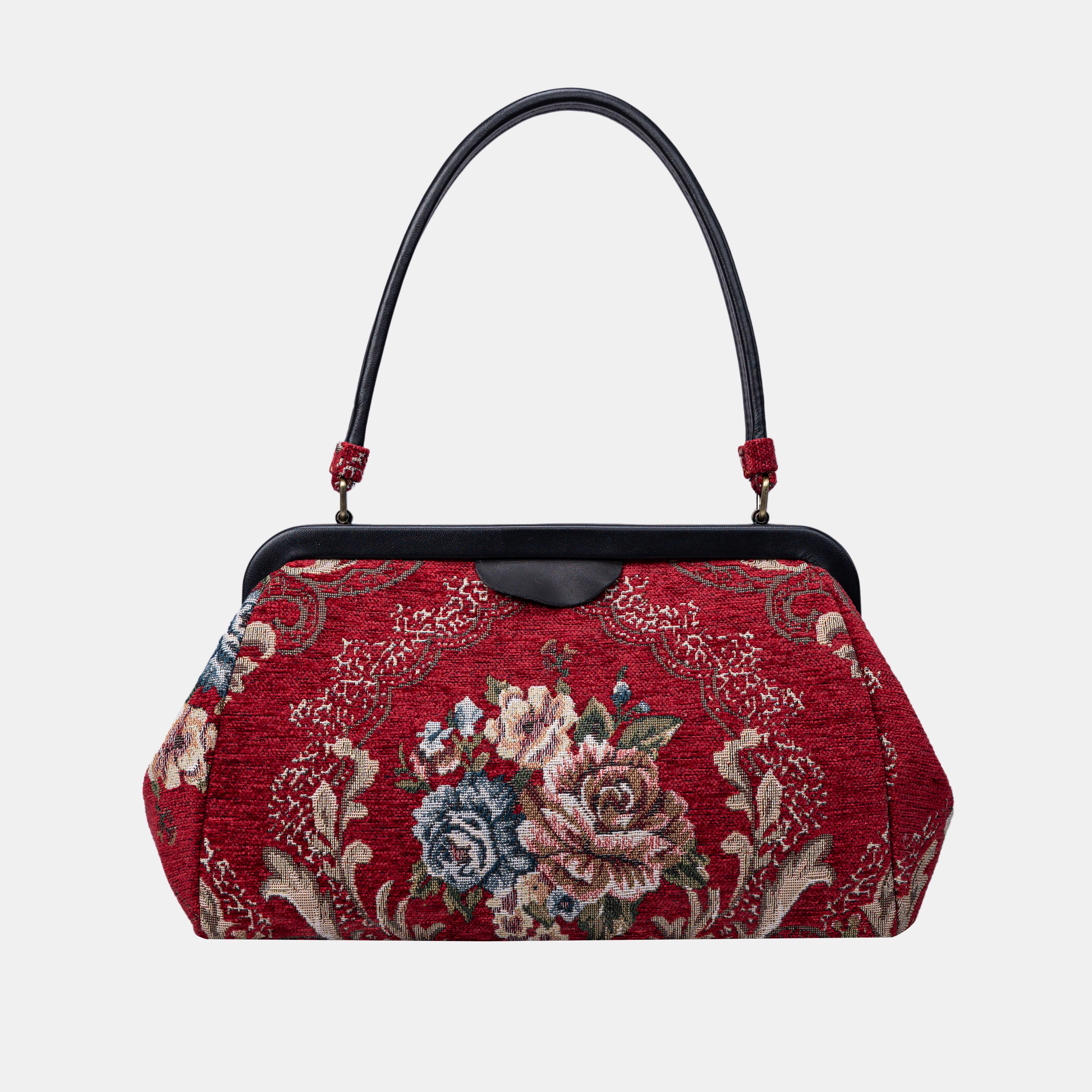Floral Red Shoulder Bag