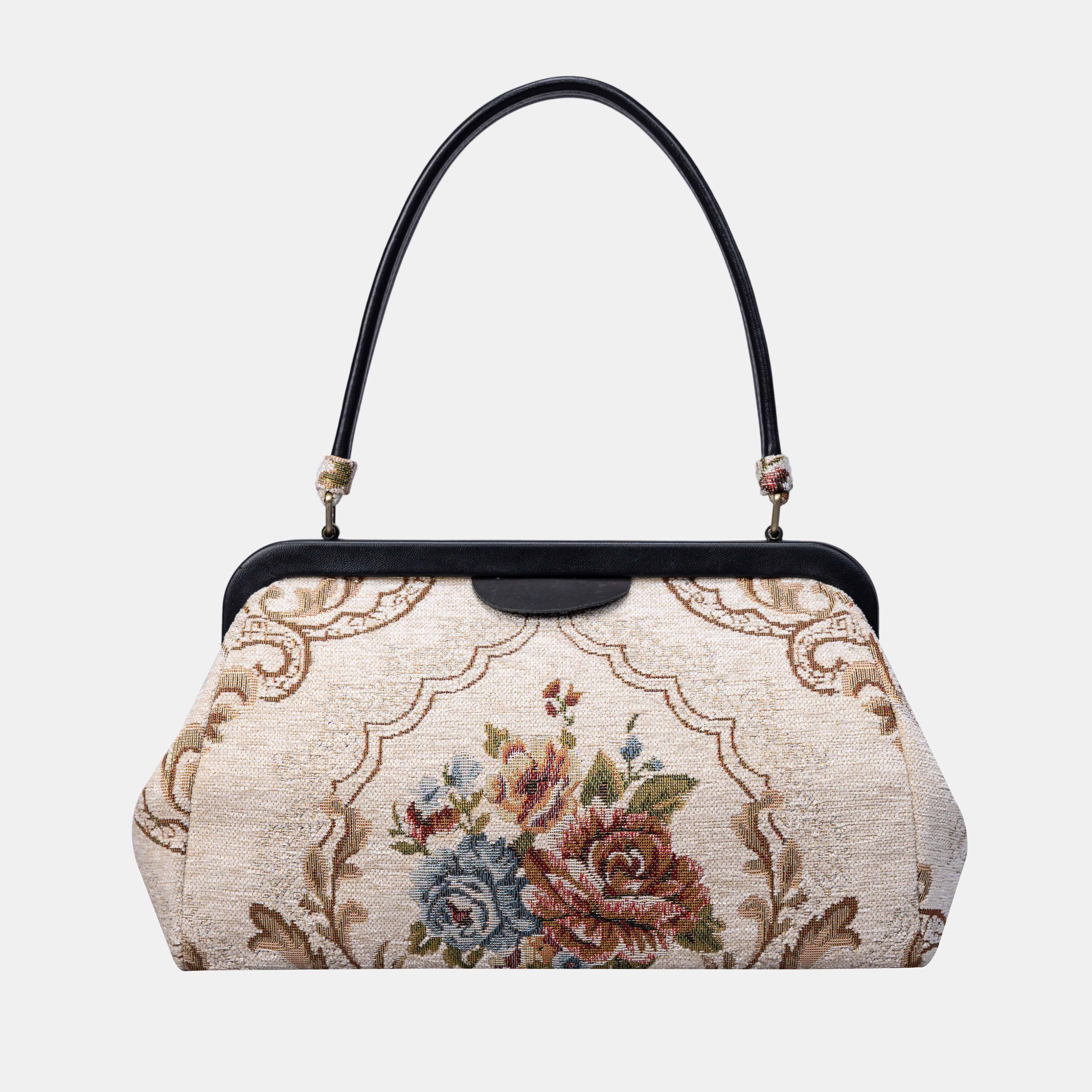 Floral Cream Shoulder Bag
