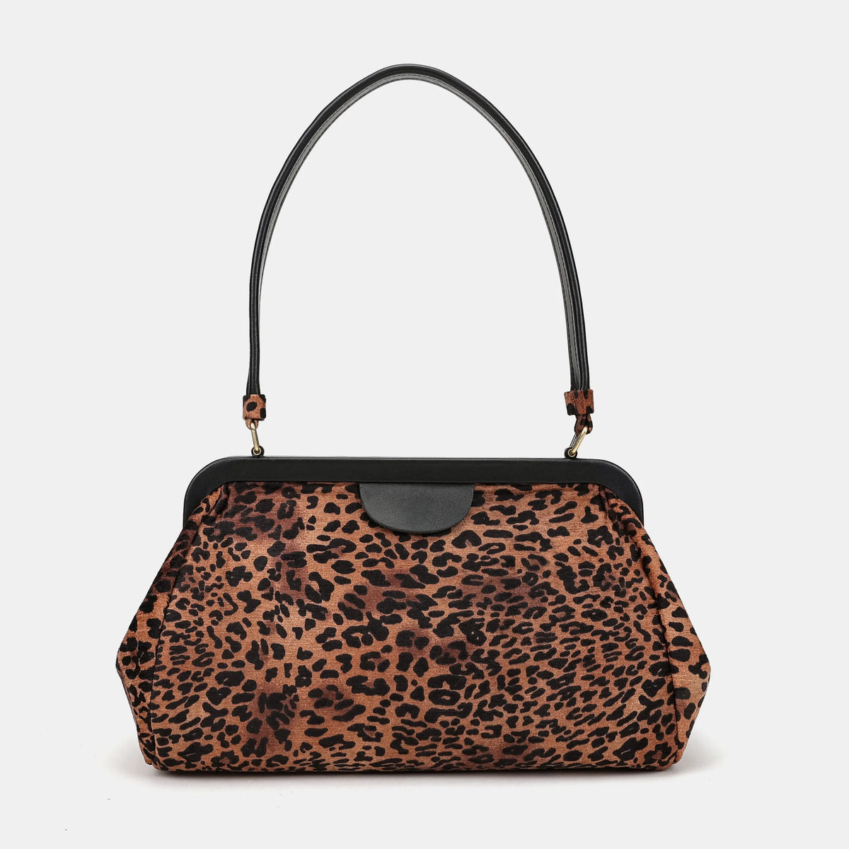 Leopard Classic Shoulder Bag Carpetbag of America back