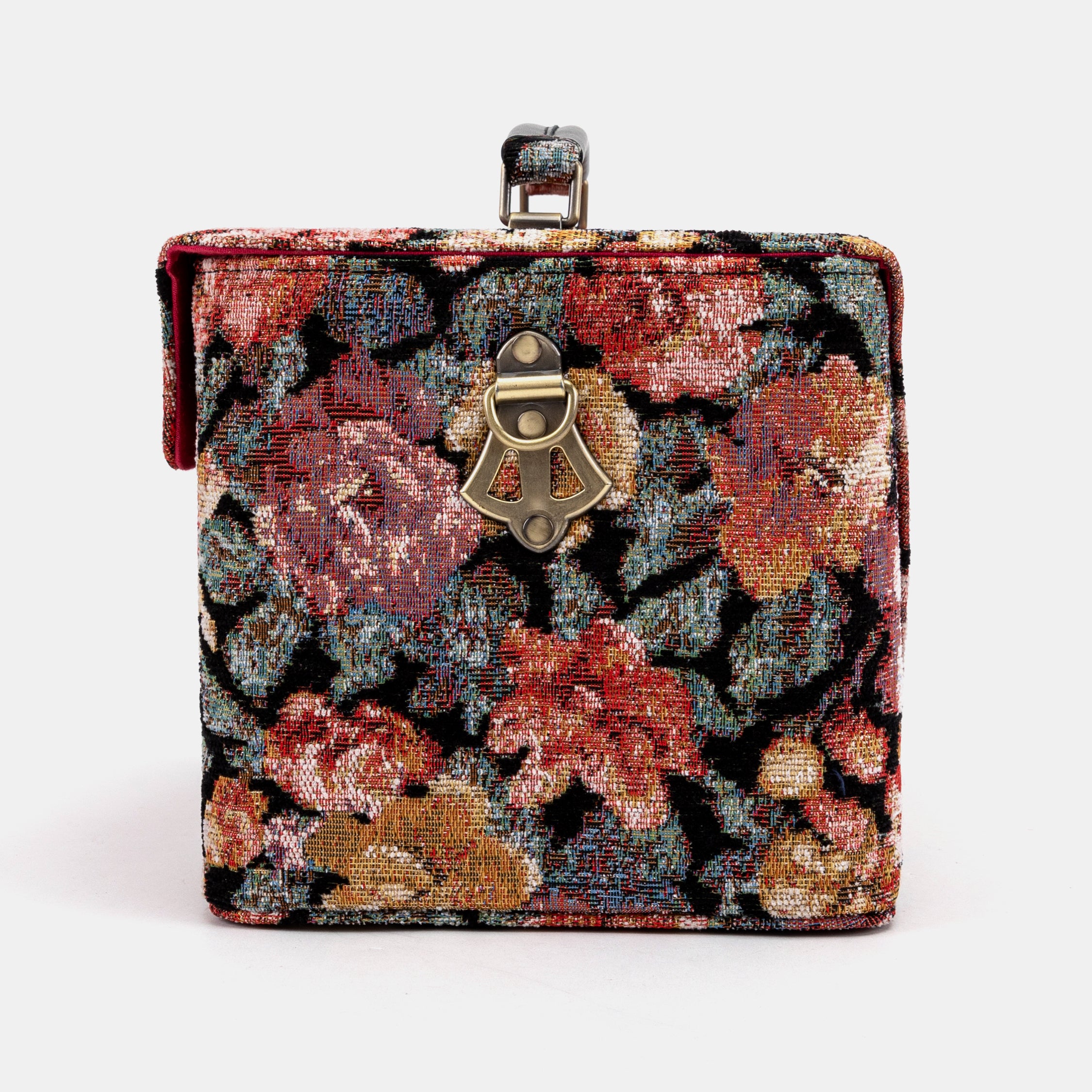 Floral Rose Josephine Large Train Case of America side