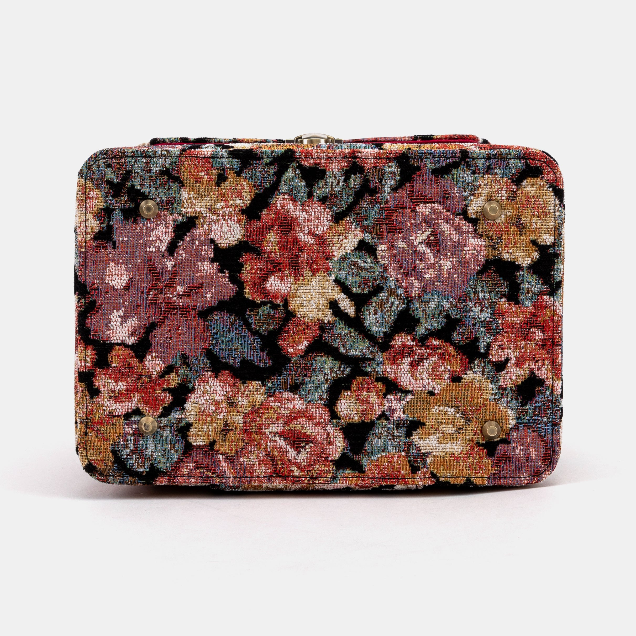 Floral Rose Josephine Large Train Case of America bottom
