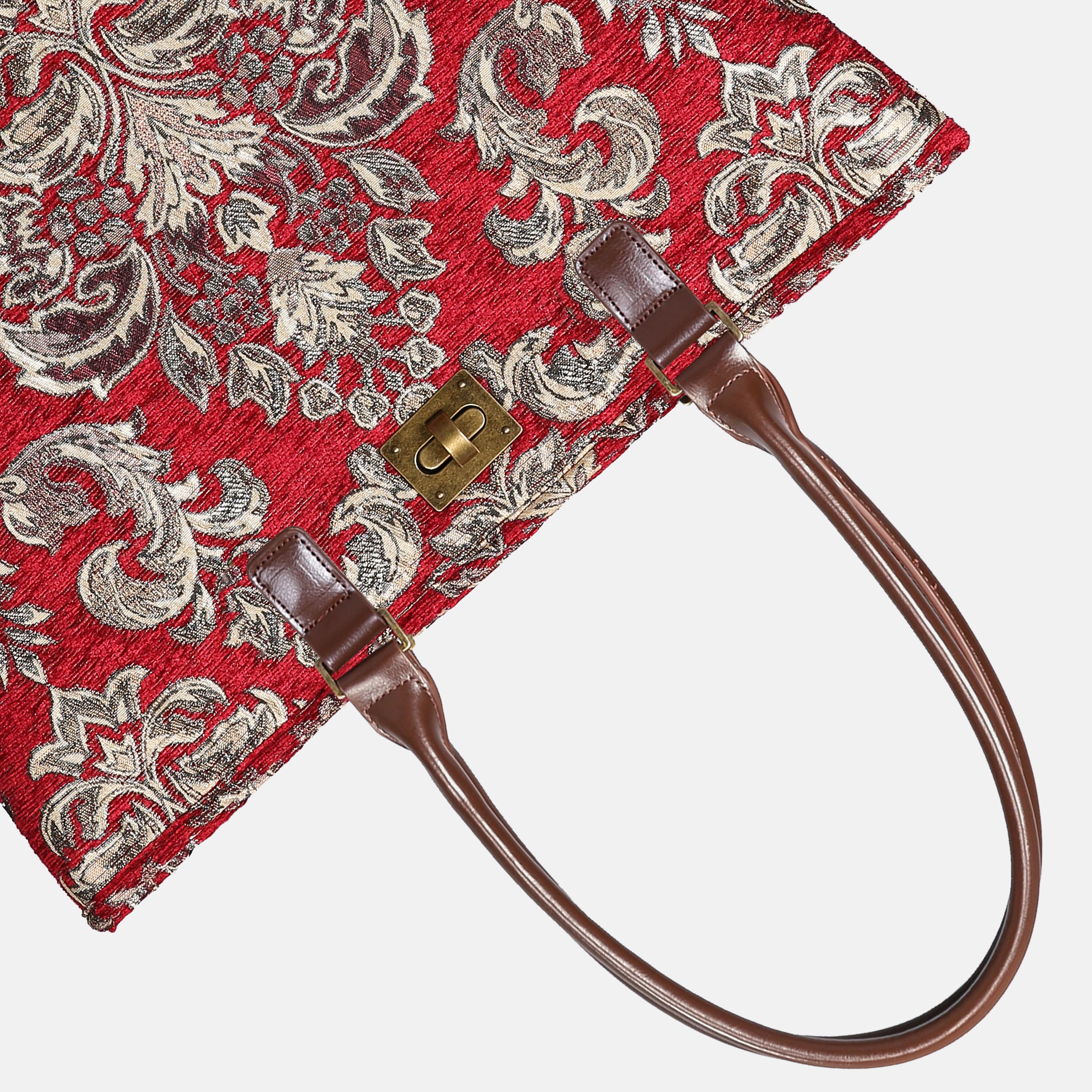 Victorian Blossom Red Carpet Tote Shopper