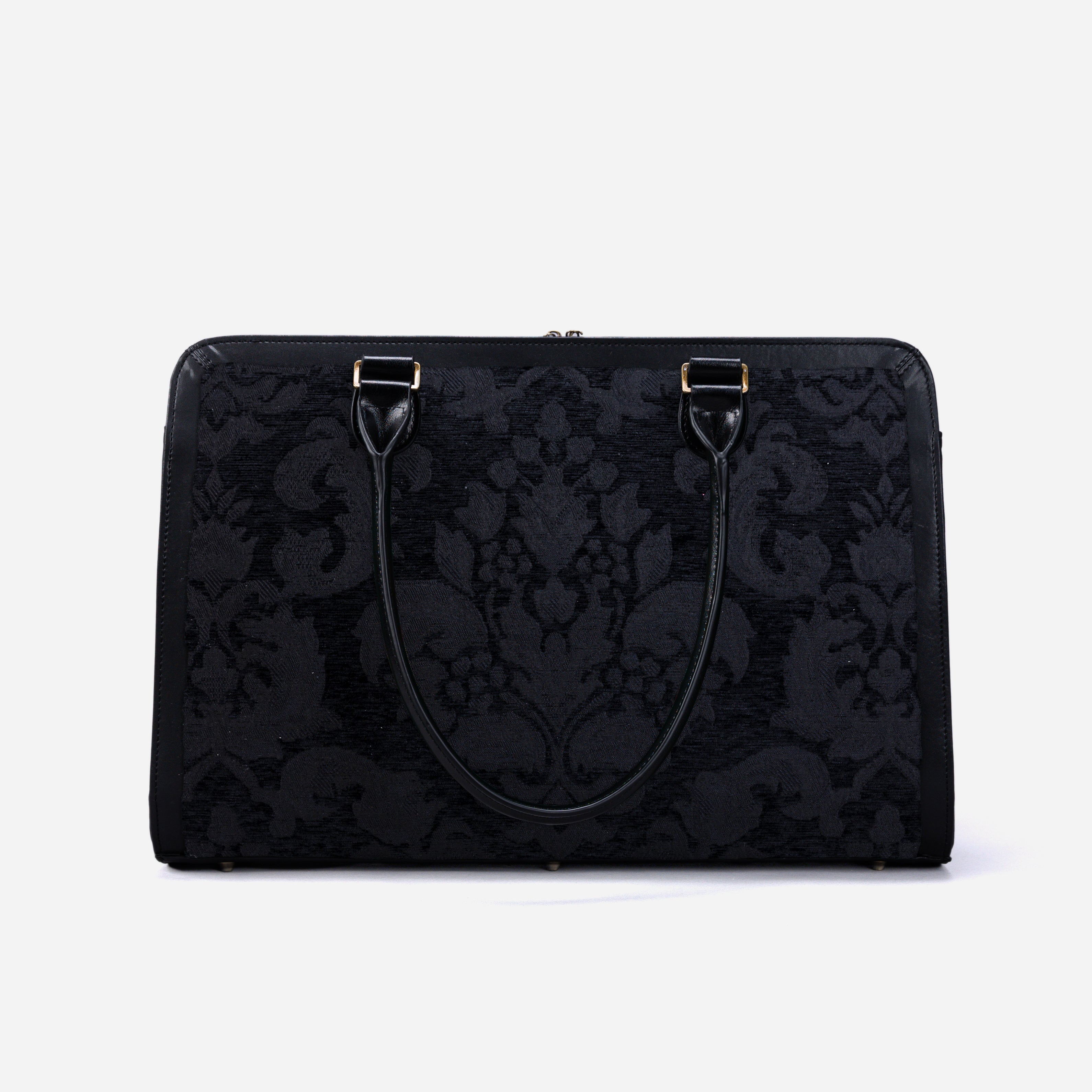 Victorian Blossom Black Business Tote back