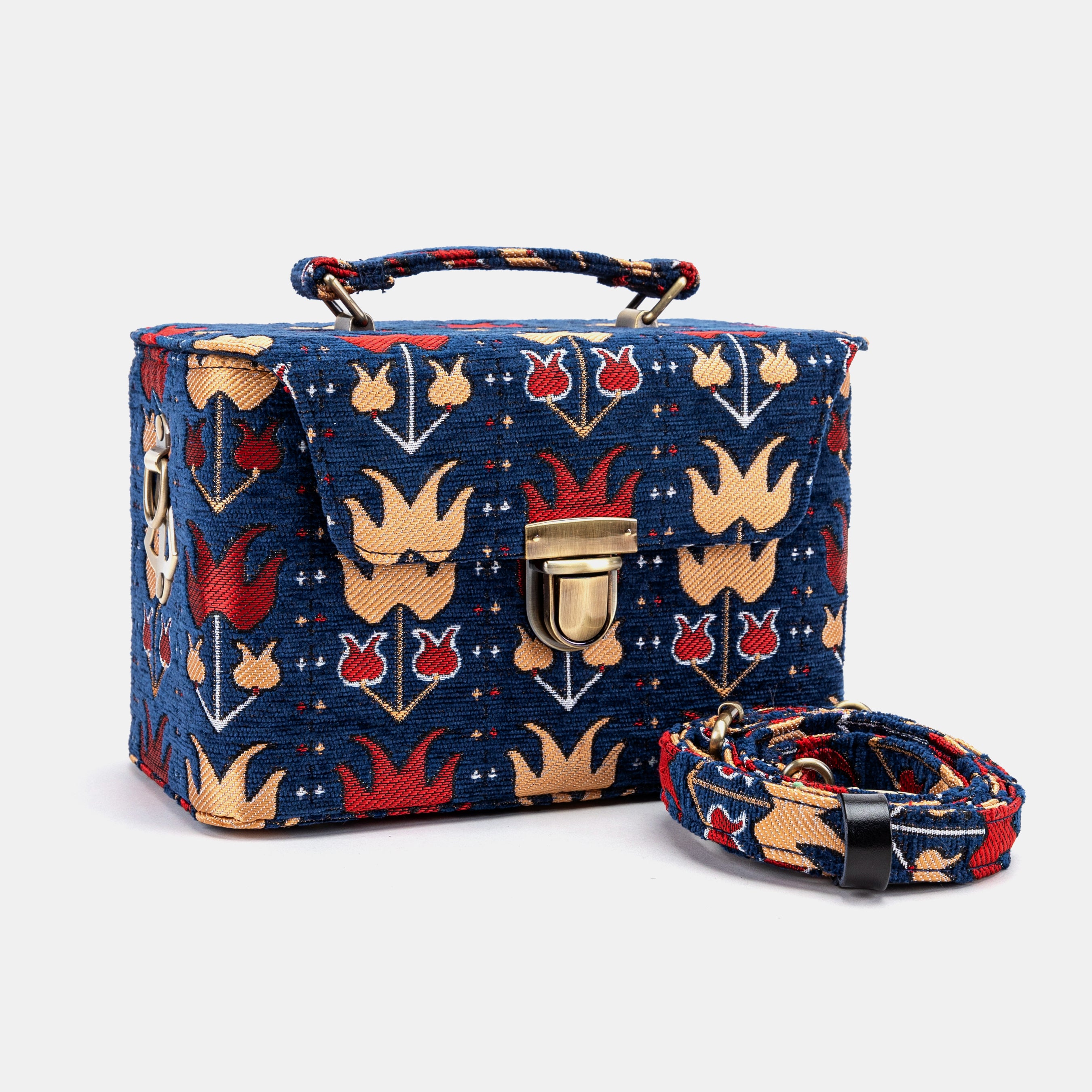 Poppy Bloom Clara Medium Train Case Purse of America main