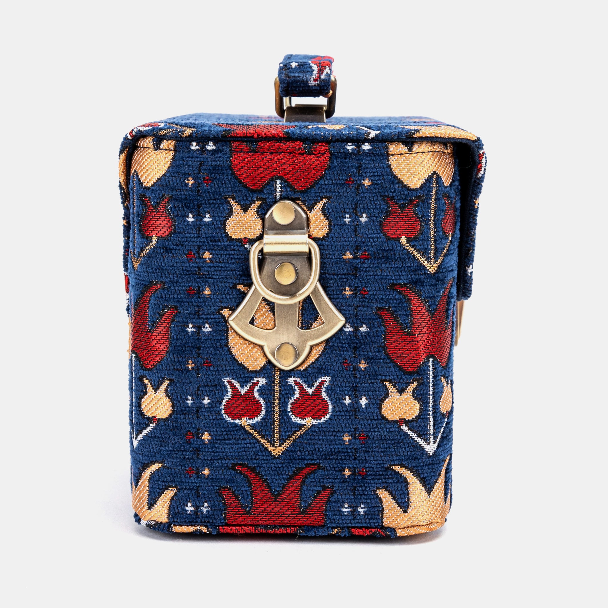 Poppy Bloom Clara Medium Train Case Purse of America side