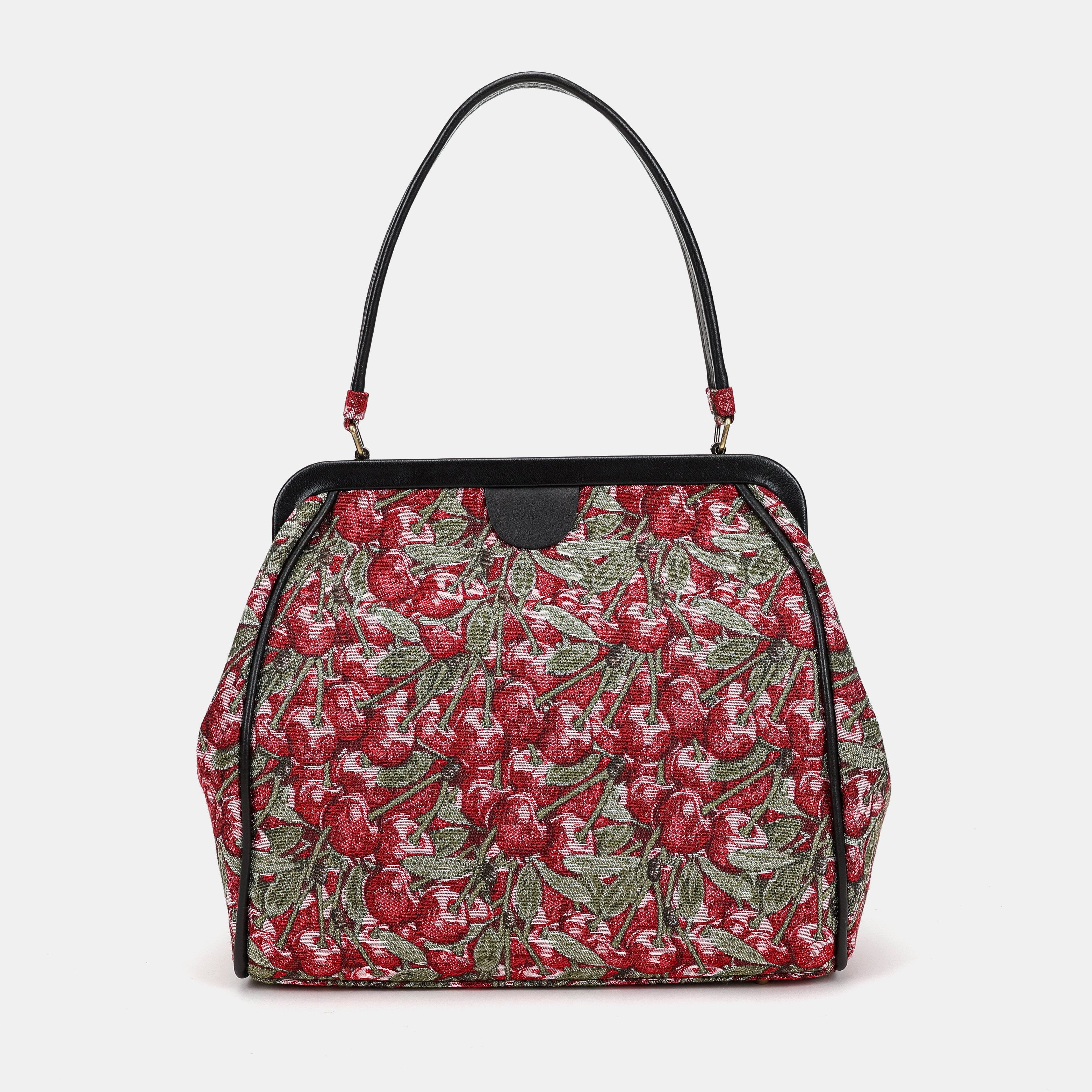 Cherry Cascade Alma Shoulder Bag Carpetbag of America main
