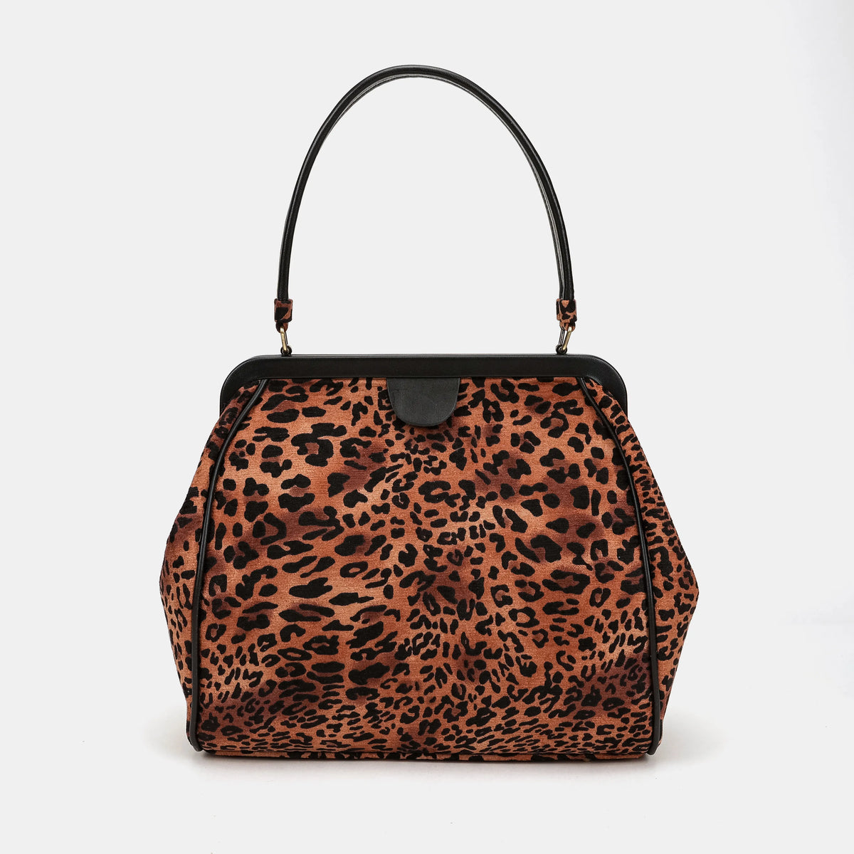 Leopard Classic Alma Shoulder Bag Carpetbag of America main
