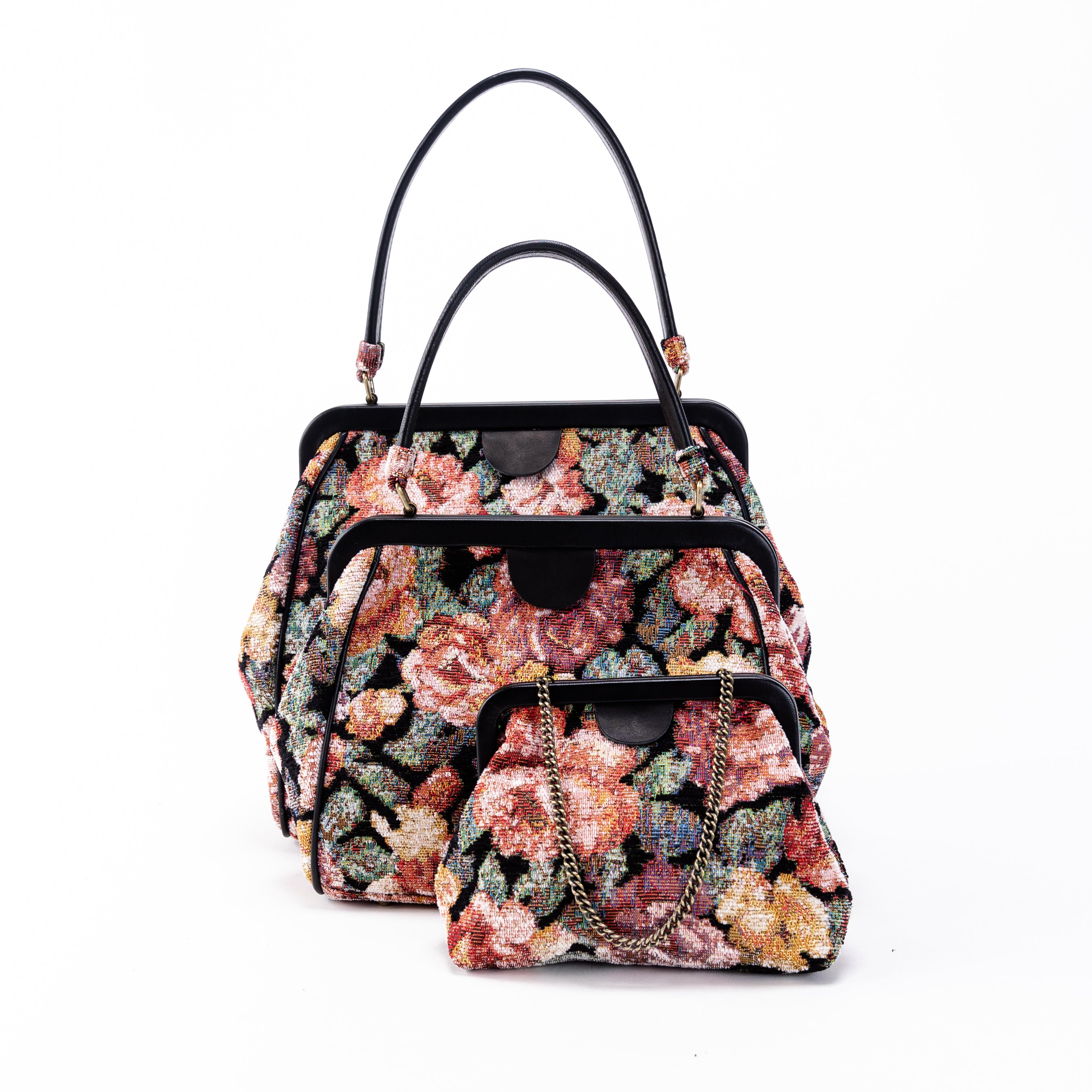 Floral Rose Alma Carpet Bag of America