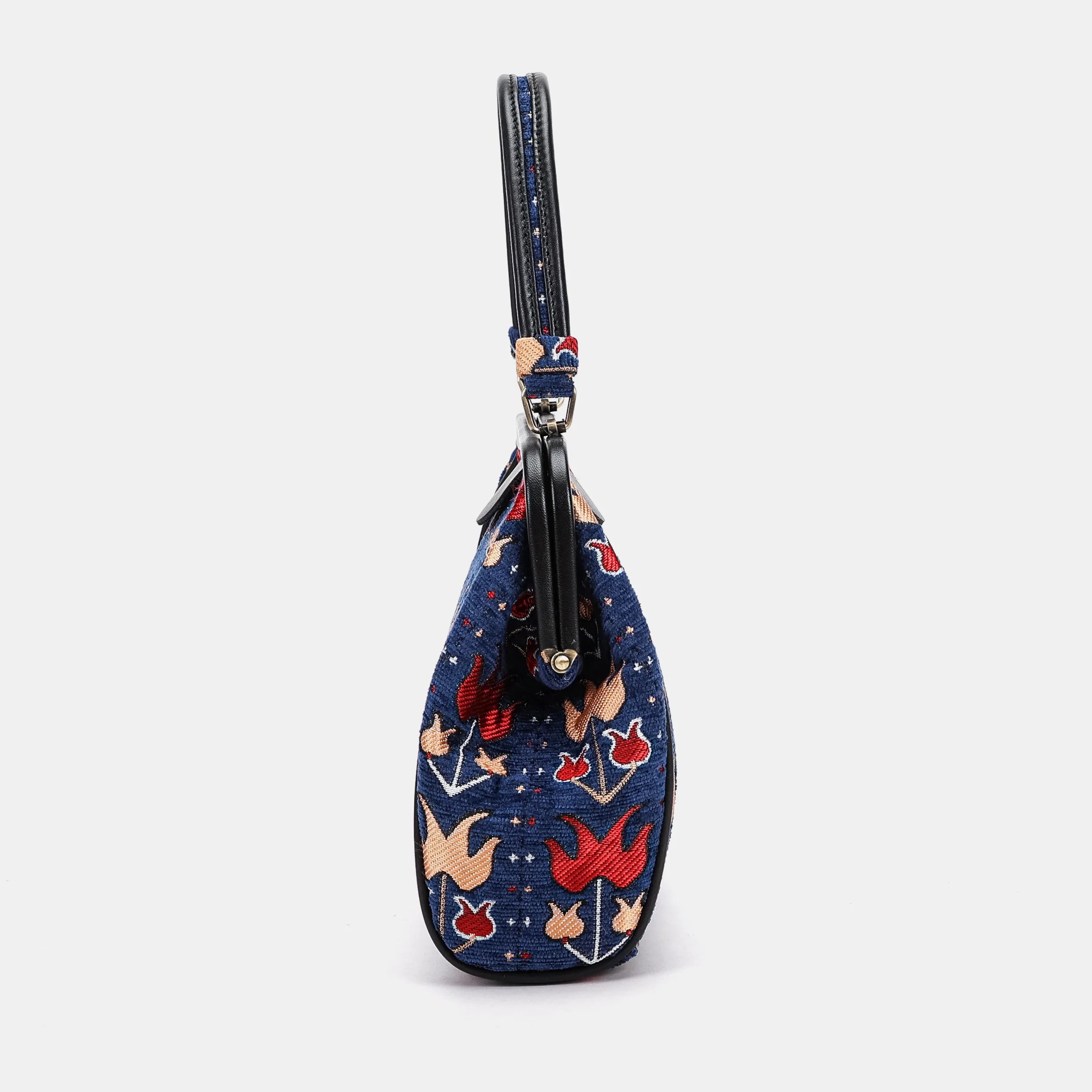 Poppy Bloom Alma Satchel Carpet Bag side