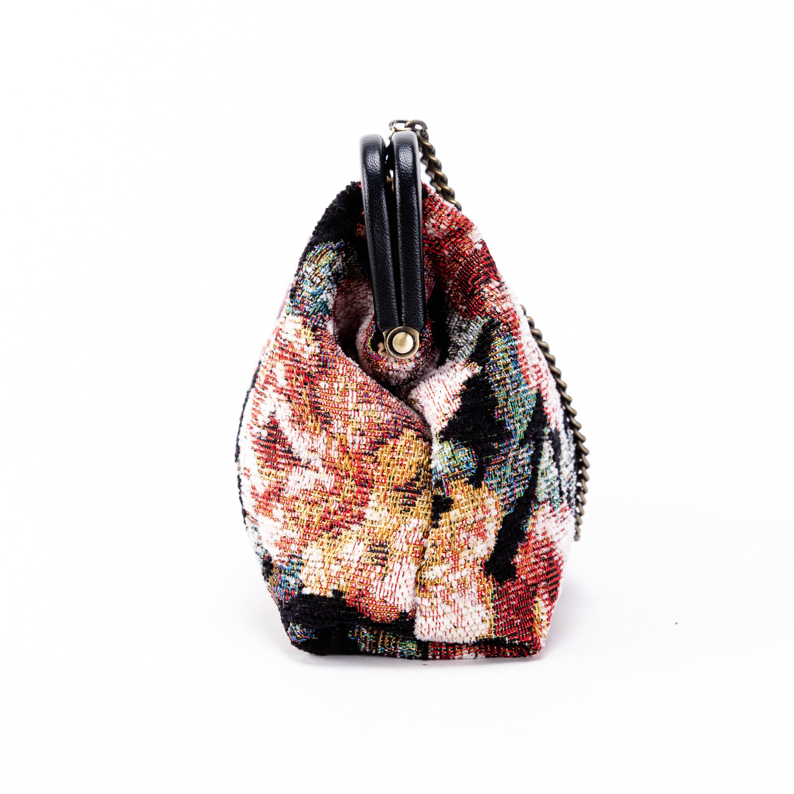 Floral Rose Alma Evening Clutch Carpet Bag of America side