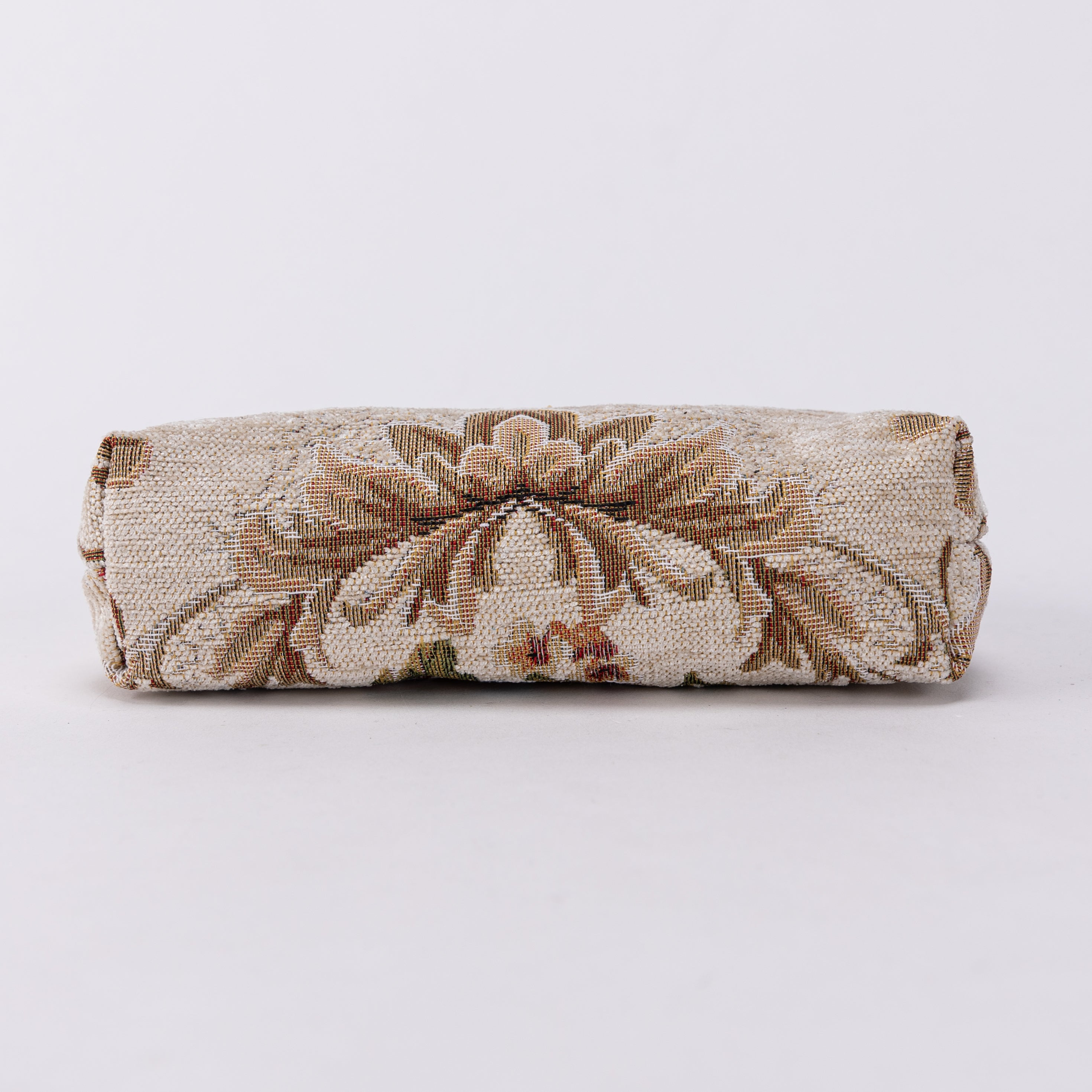 Floral Cream Alma Evening Clutch Carpet Bag of America bottom