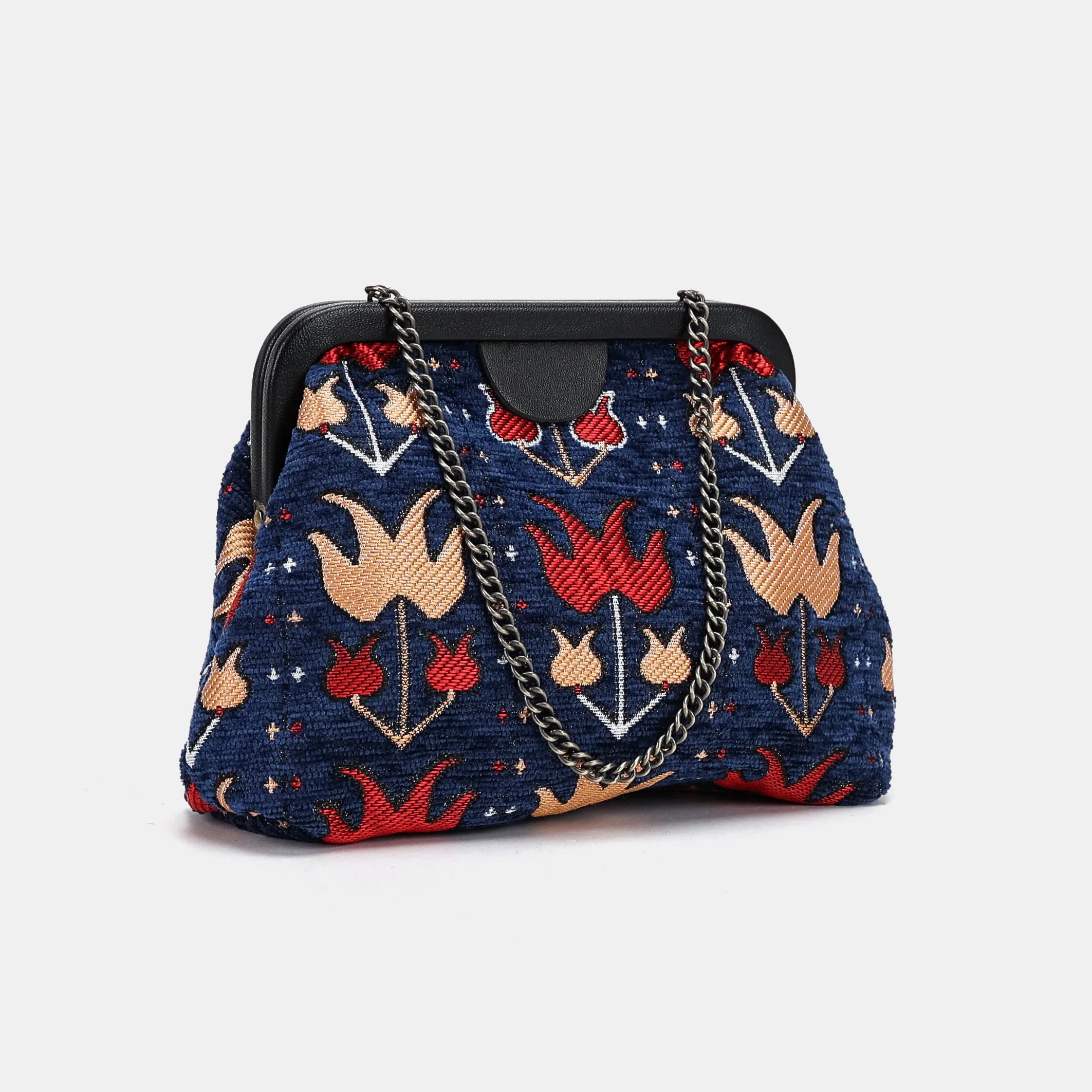 Poppy Bloom Alma Evening Clutch Carpet Bag main