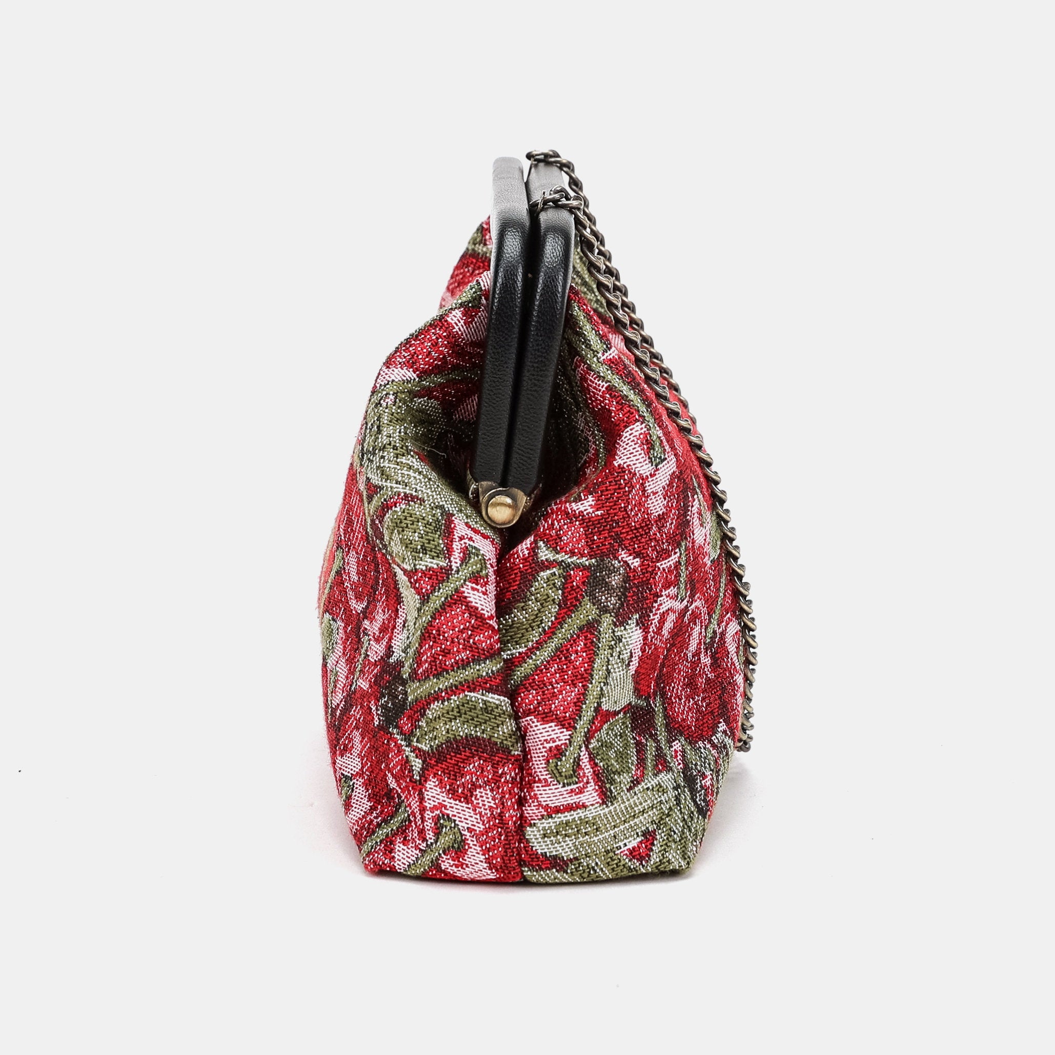 Cherry Cascade Alma Clutch Carpetbag of America side