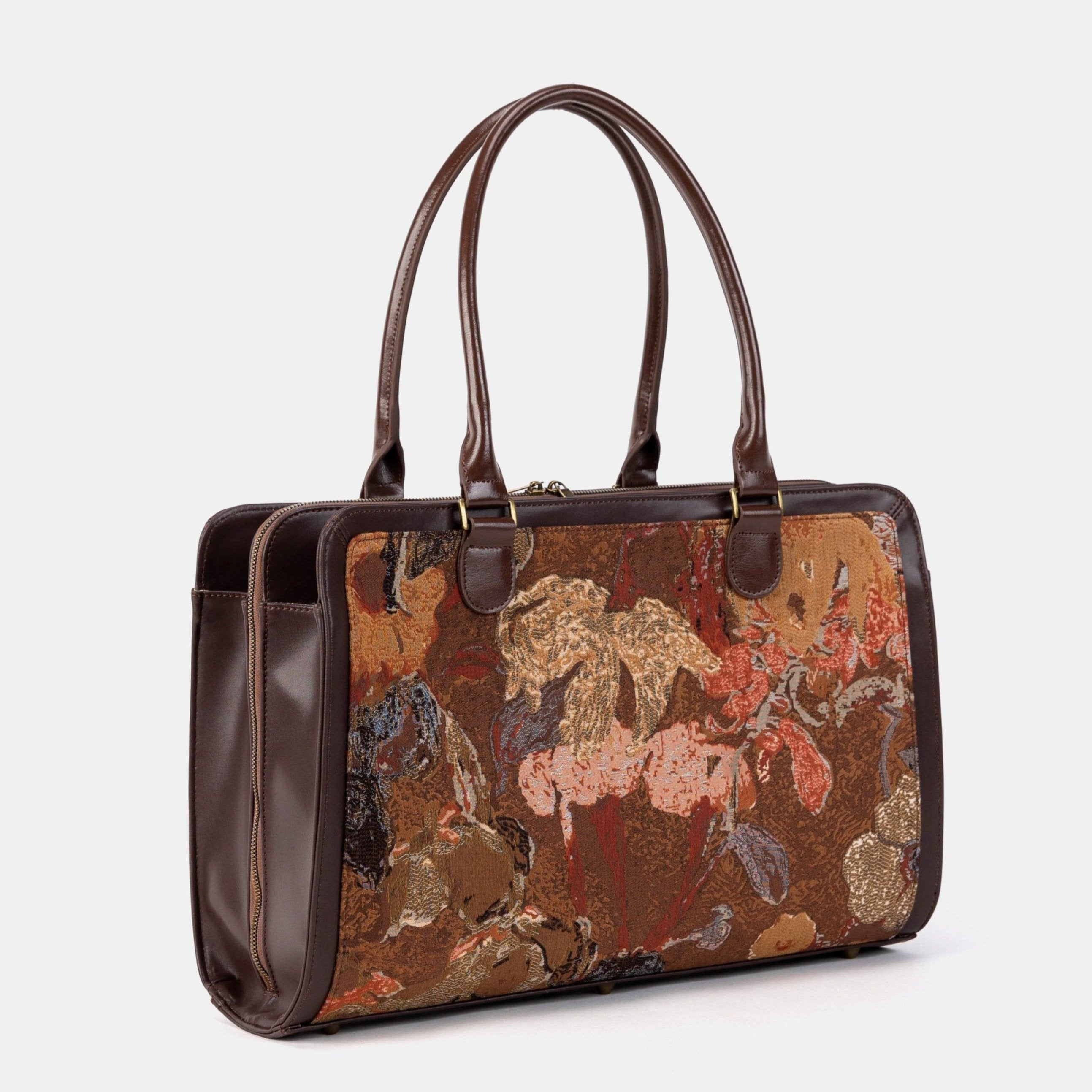 Abstract Brown Business Tote